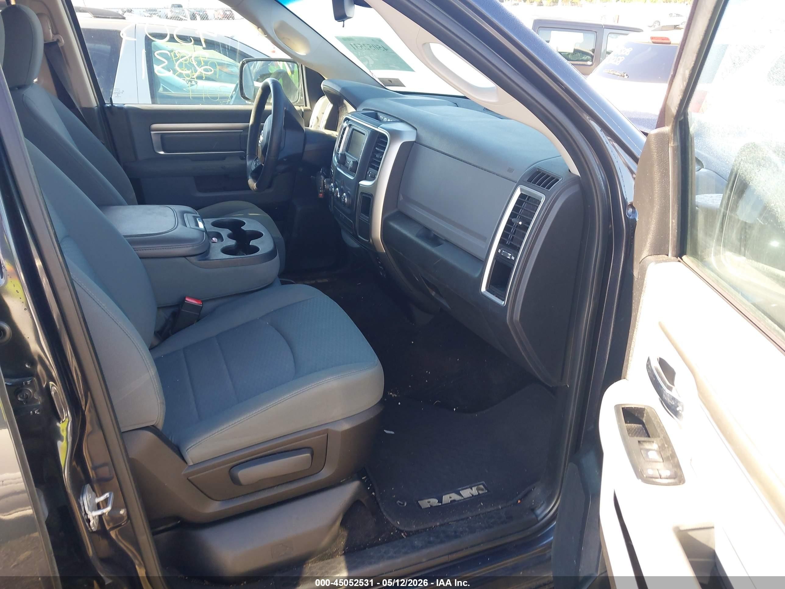 2014 Ram 1500 Slt Black vin: 1C6RR7LG0ES159697