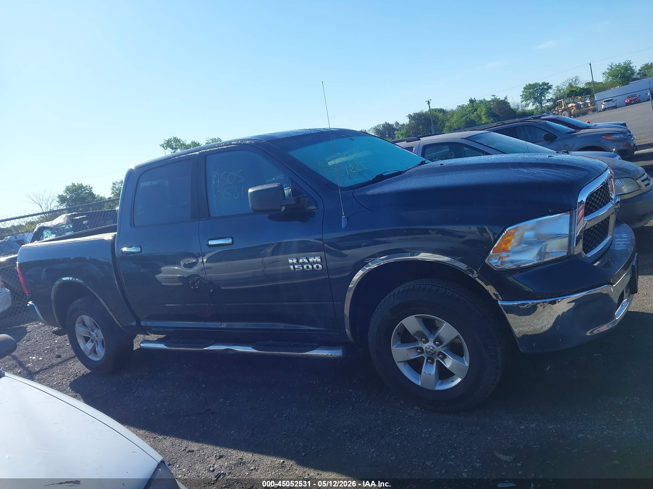 2014 Ram 1500 Slt Black vin: 1C6RR7LG0ES159697