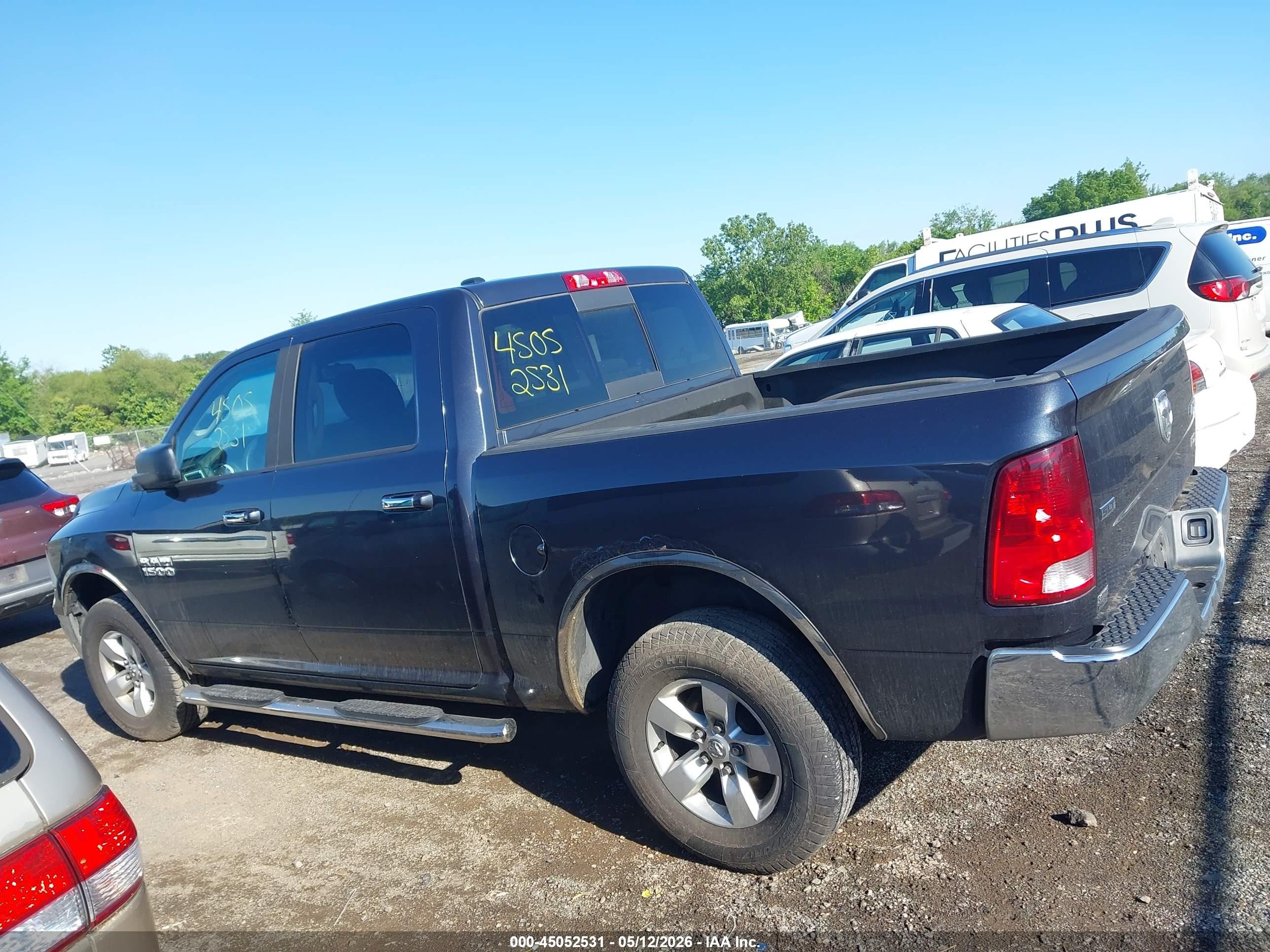 2014 Ram 1500 Slt Black vin: 1C6RR7LG0ES159697