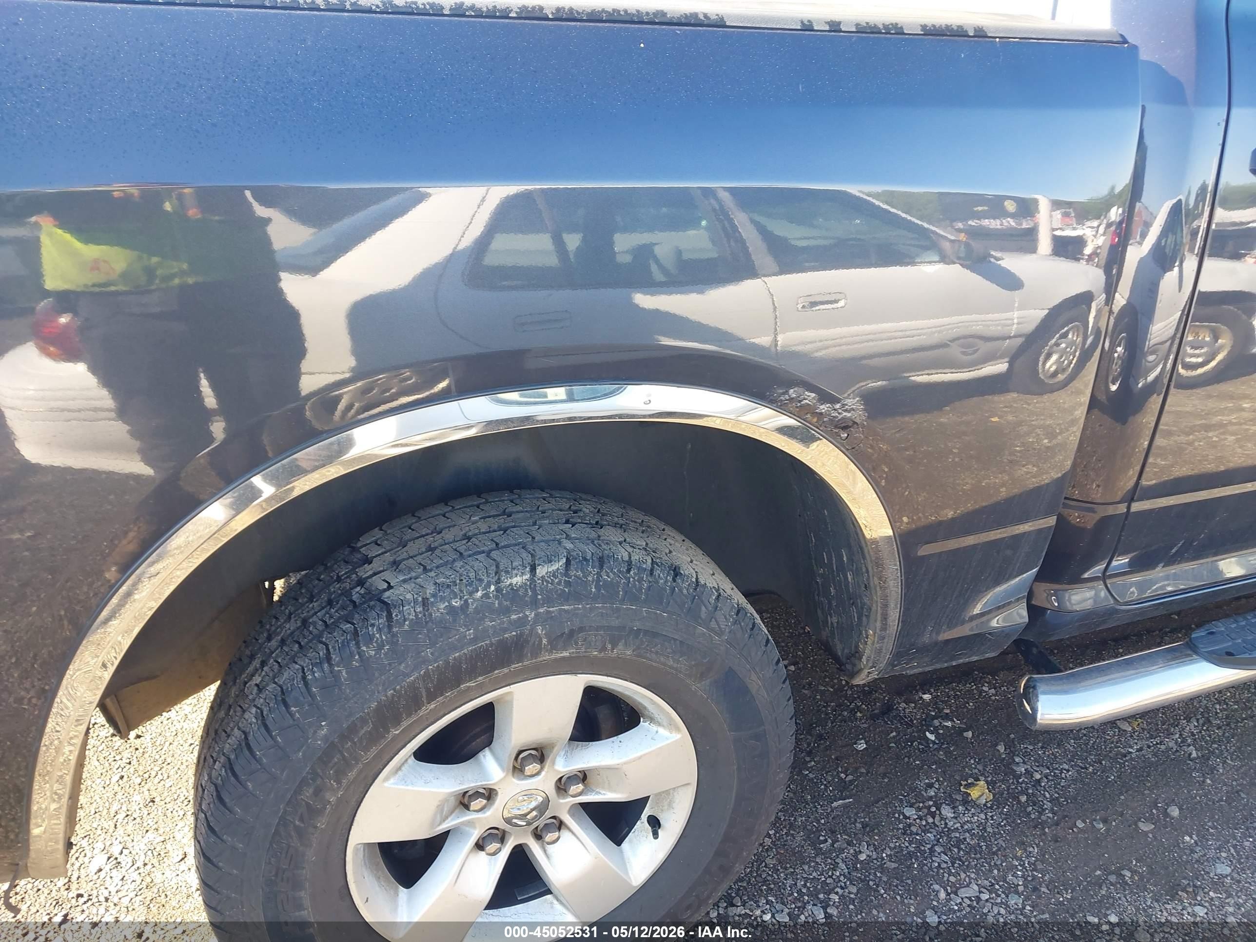 2014 Ram 1500 Slt Black vin: 1C6RR7LG0ES159697