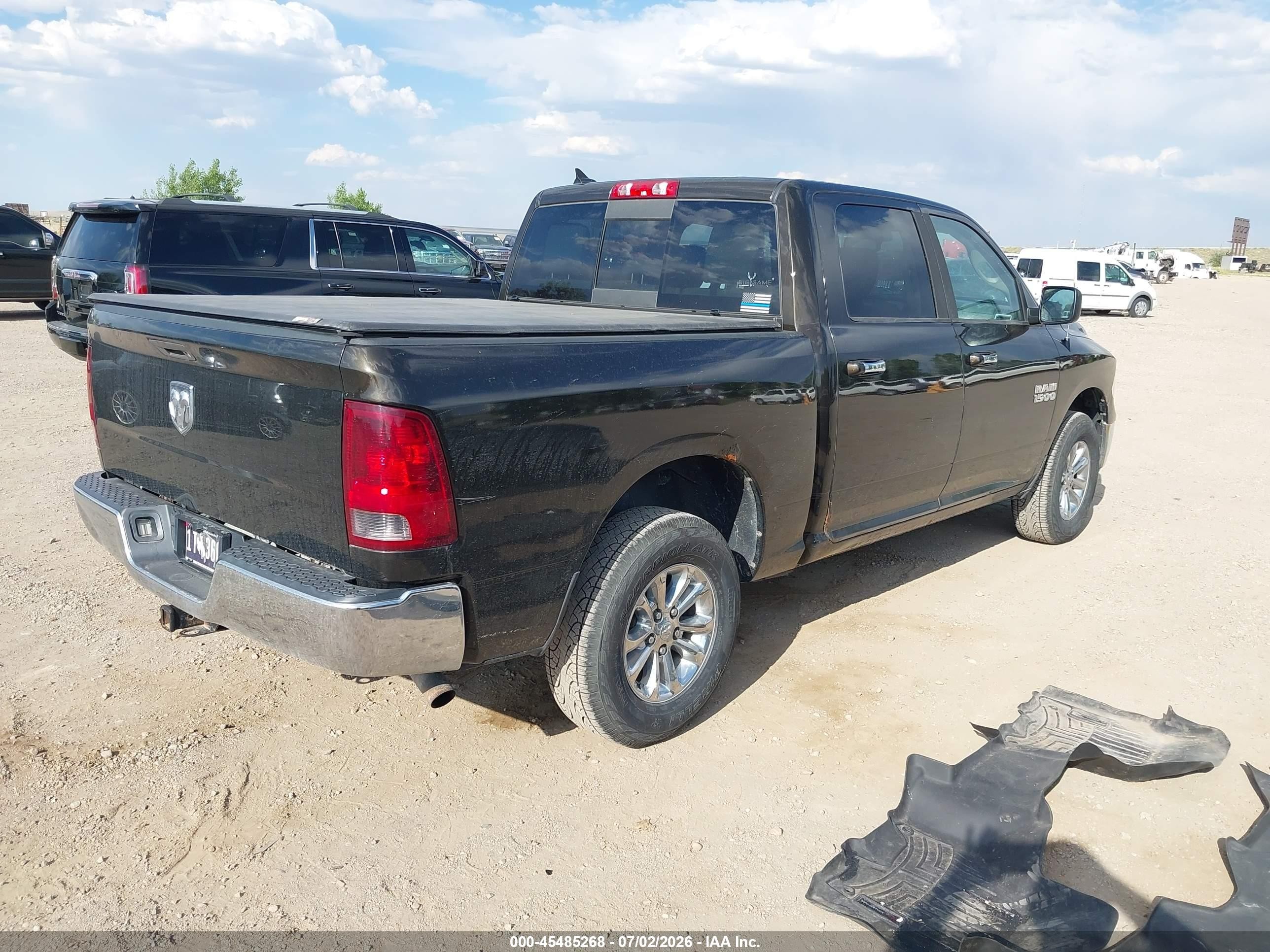 2014 Ram 1500 Big Horn Brown vin: 1C6RR7LG0ES437286