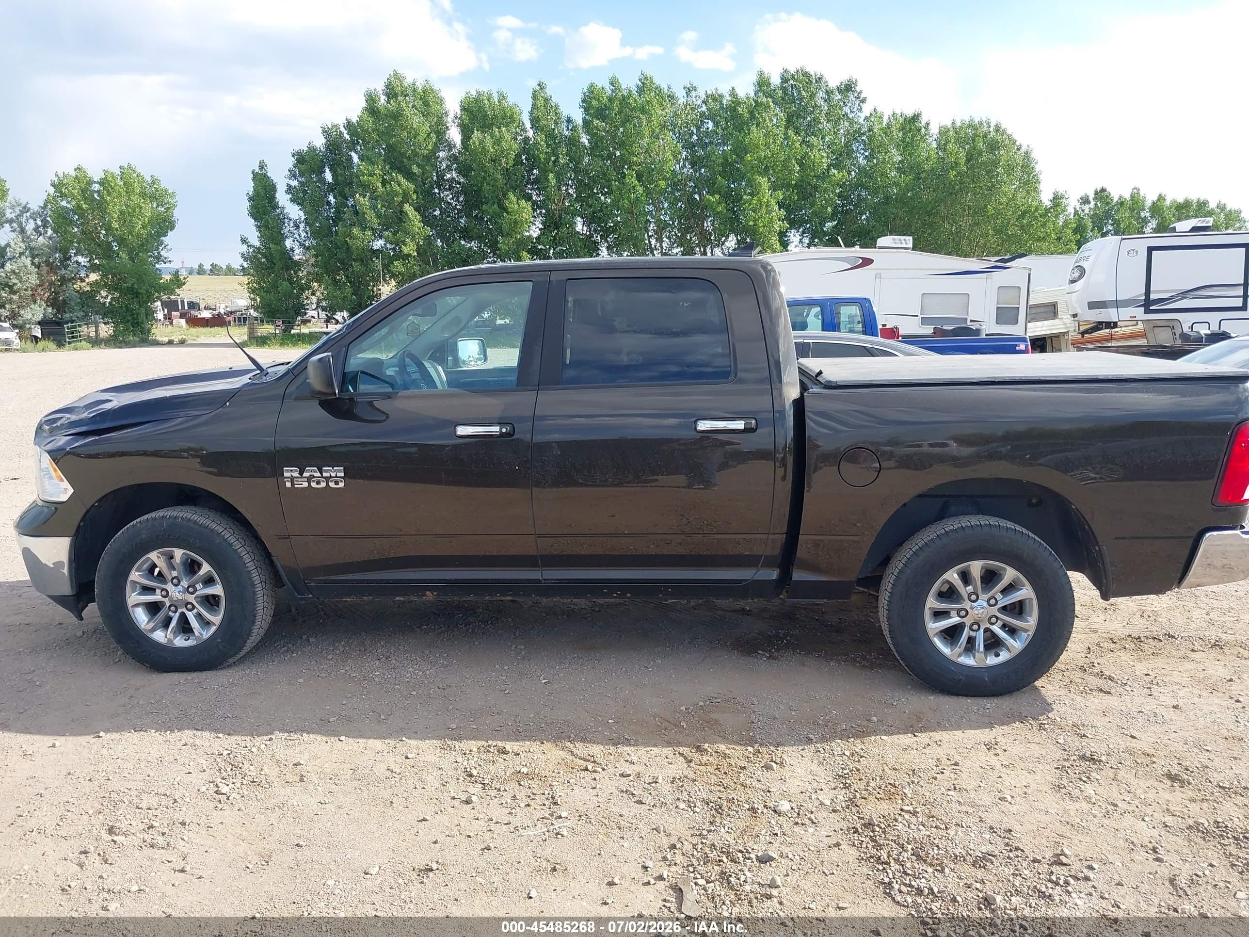 2014 Ram 1500 Big Horn Brown vin: 1C6RR7LG0ES437286