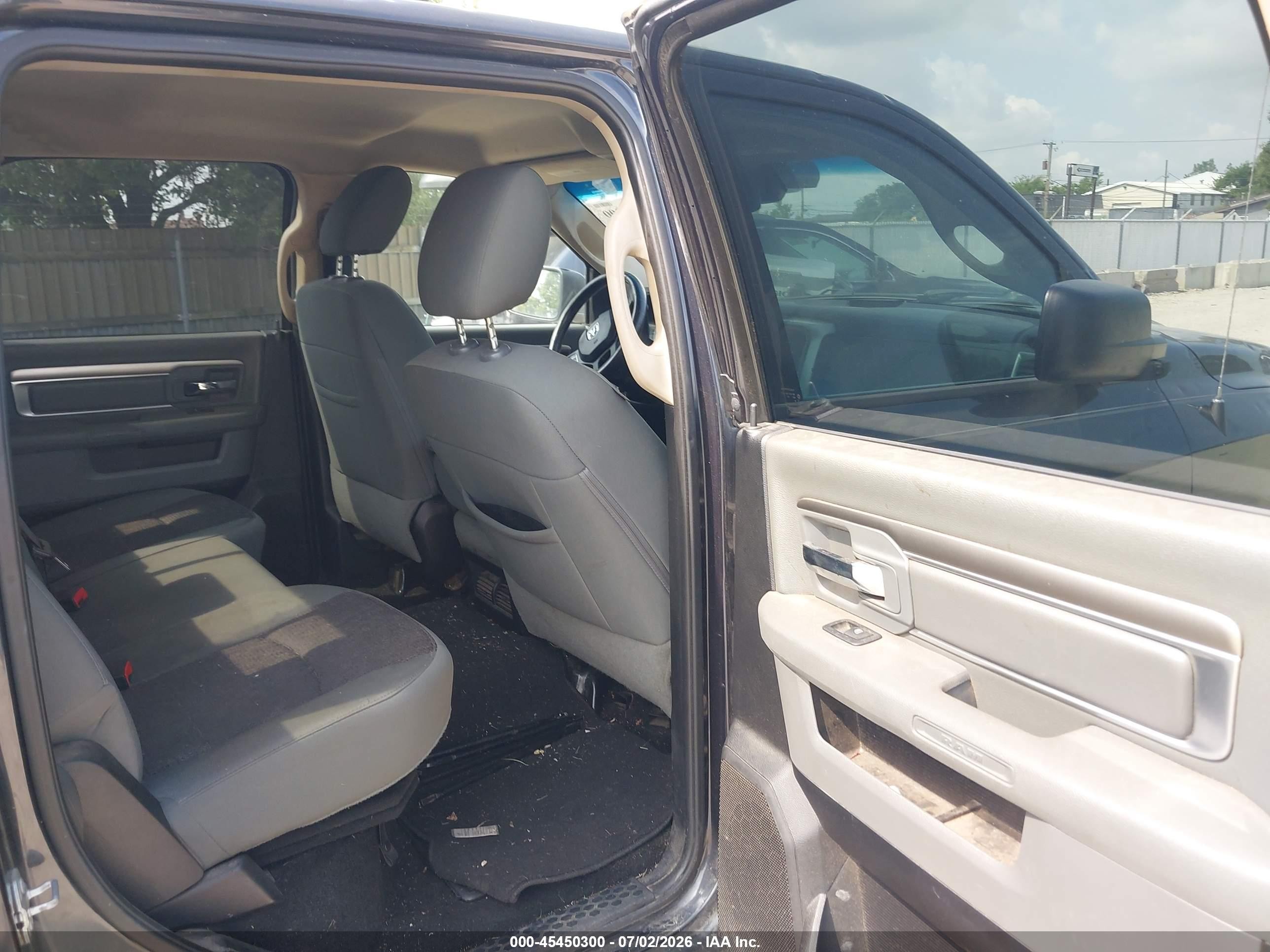 2015 Ram 1500 Big Horn Black vin: 1C6RR7LG0FS671672
