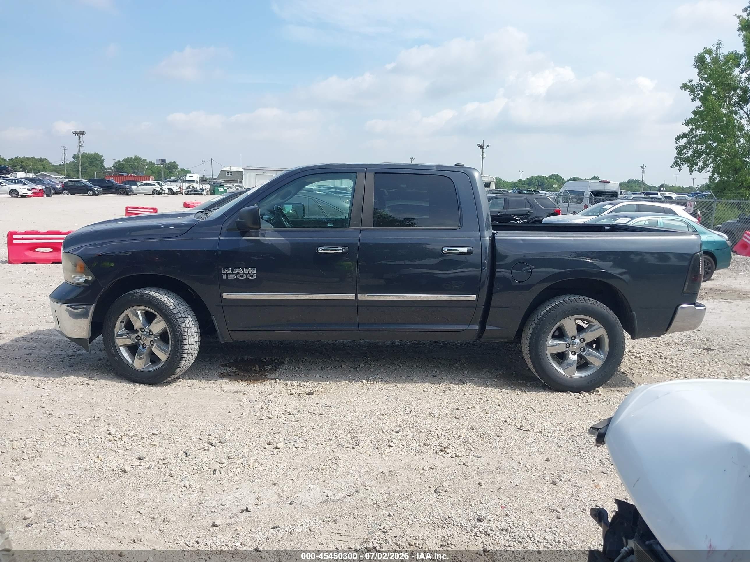2015 Ram 1500 Big Horn Black vin: 1C6RR7LG0FS671672