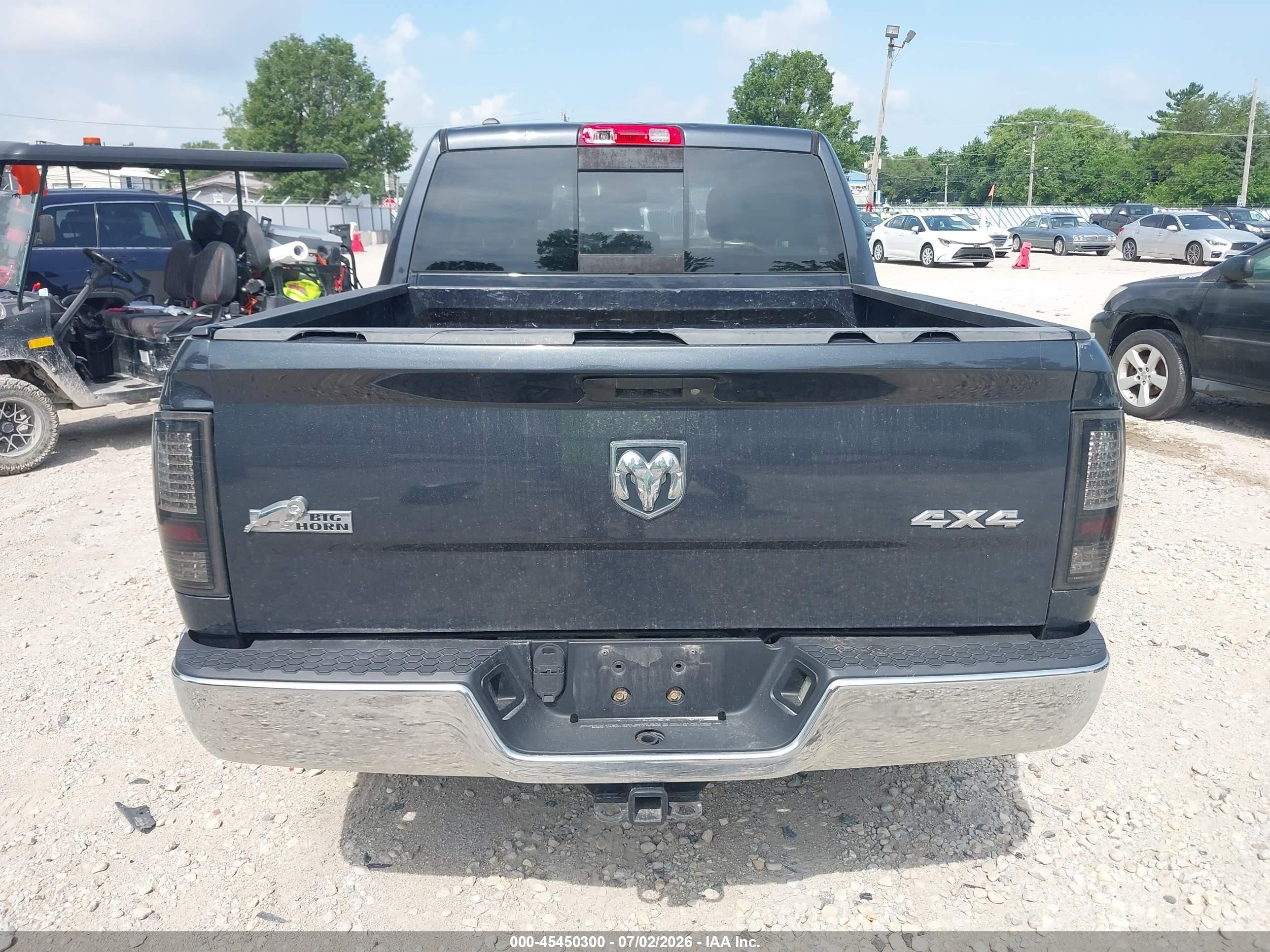 2015 Ram 1500 Big Horn Black vin: 1C6RR7LG0FS671672
