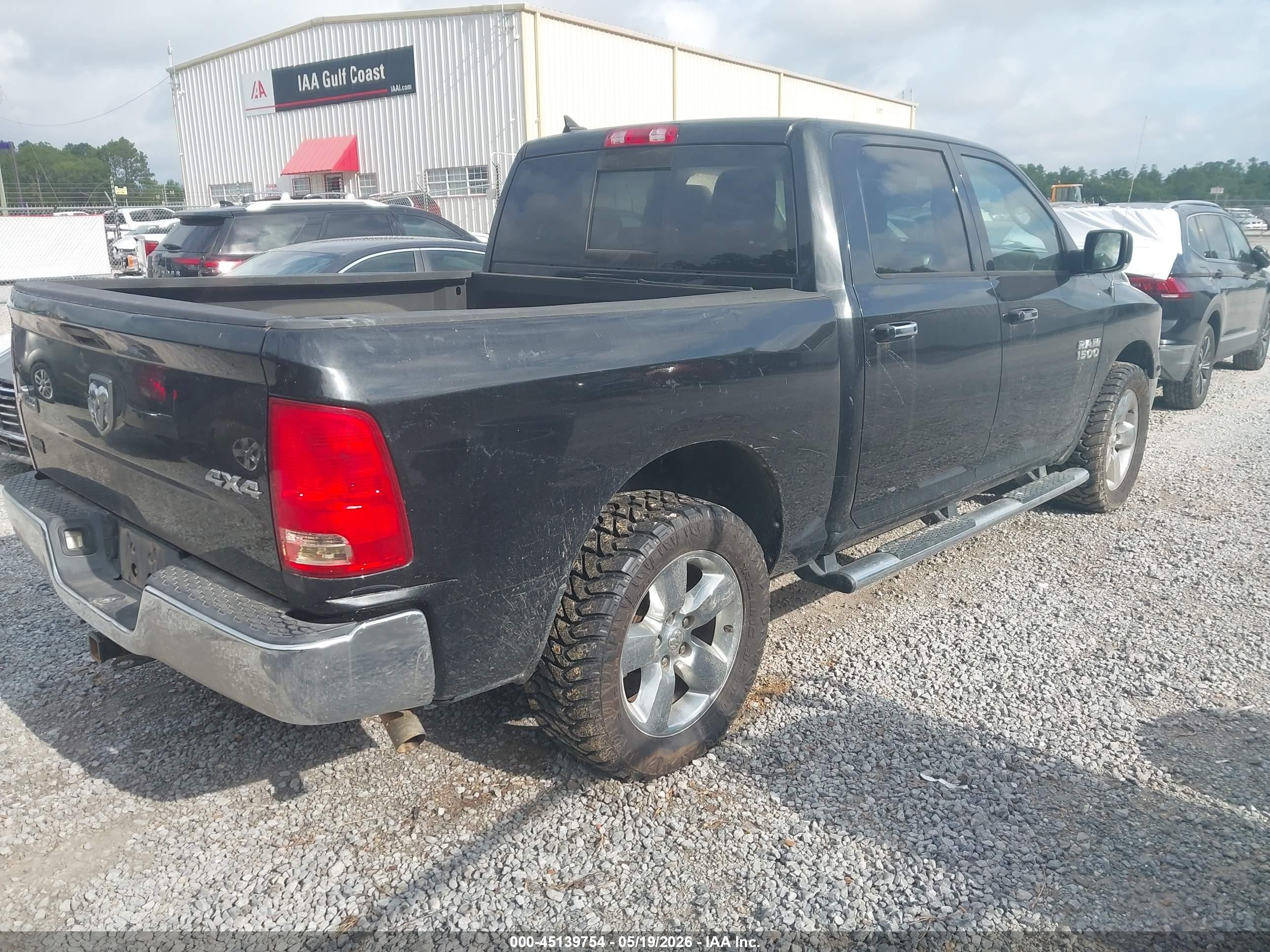 2015 Ram 1500 Big Horn Black vin: 1C6RR7LG0FS672384
