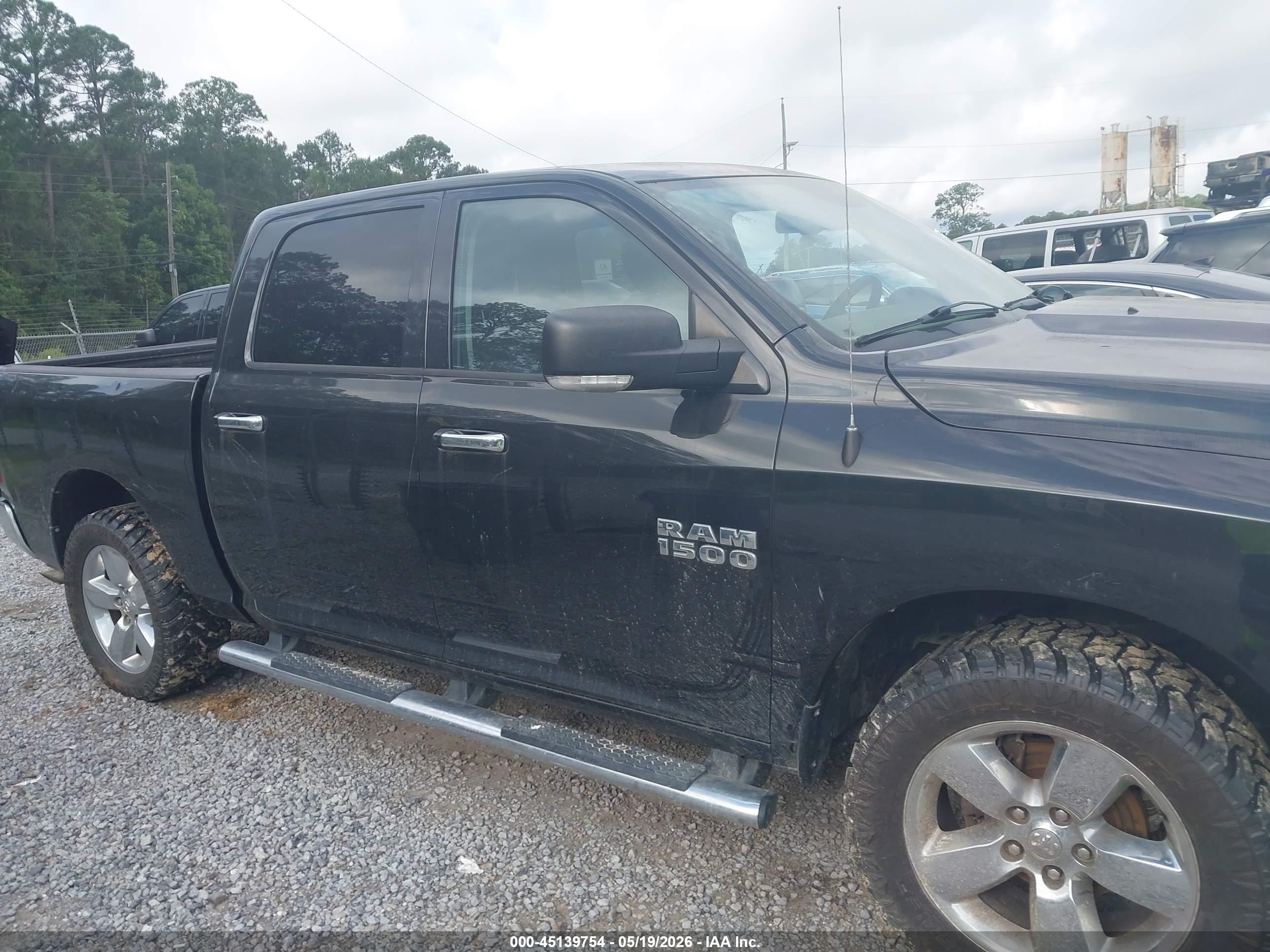2015 Ram 1500 Big Horn Black vin: 1C6RR7LG0FS672384