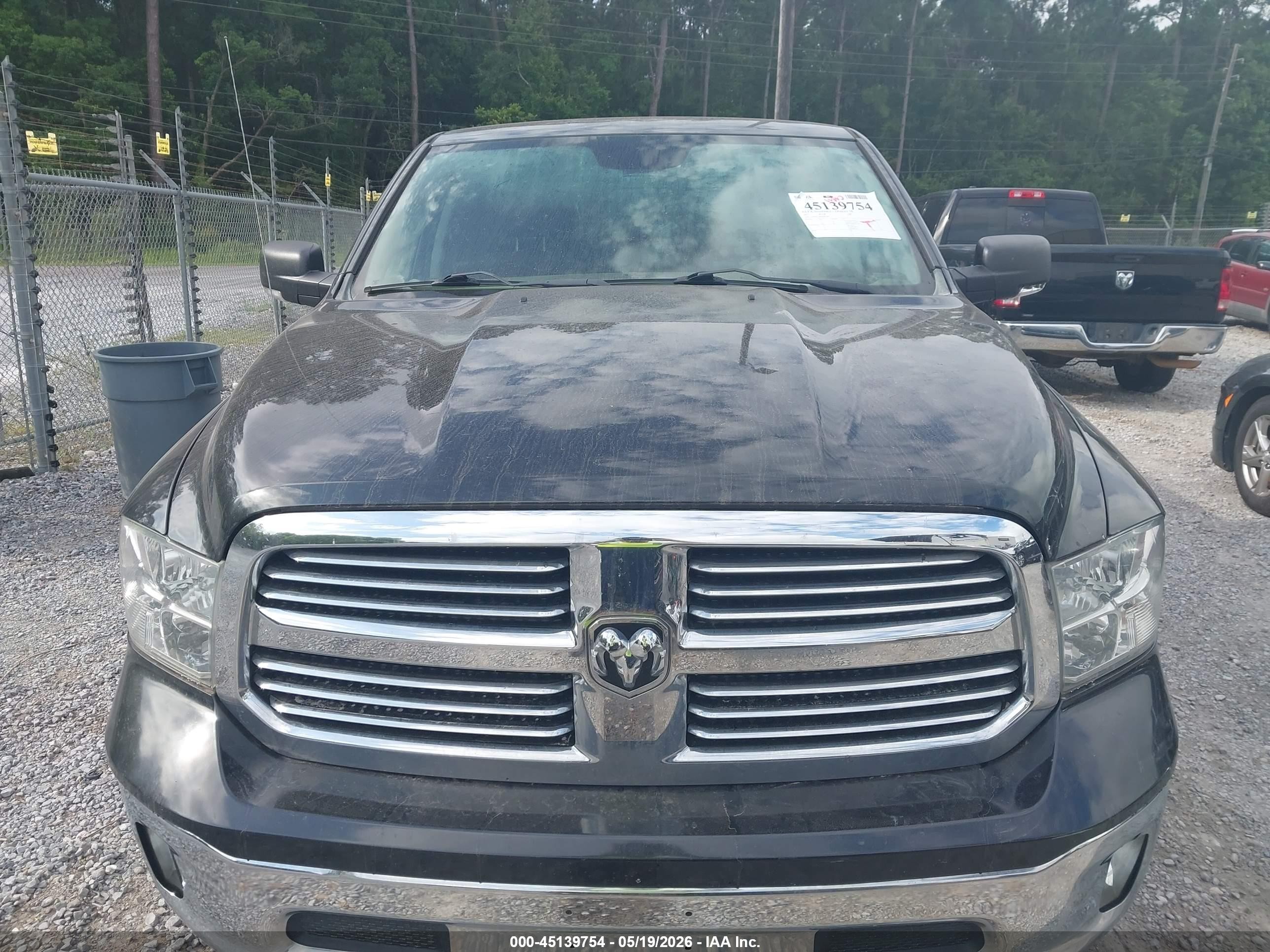 2015 Ram 1500 Big Horn Black vin: 1C6RR7LG0FS672384
