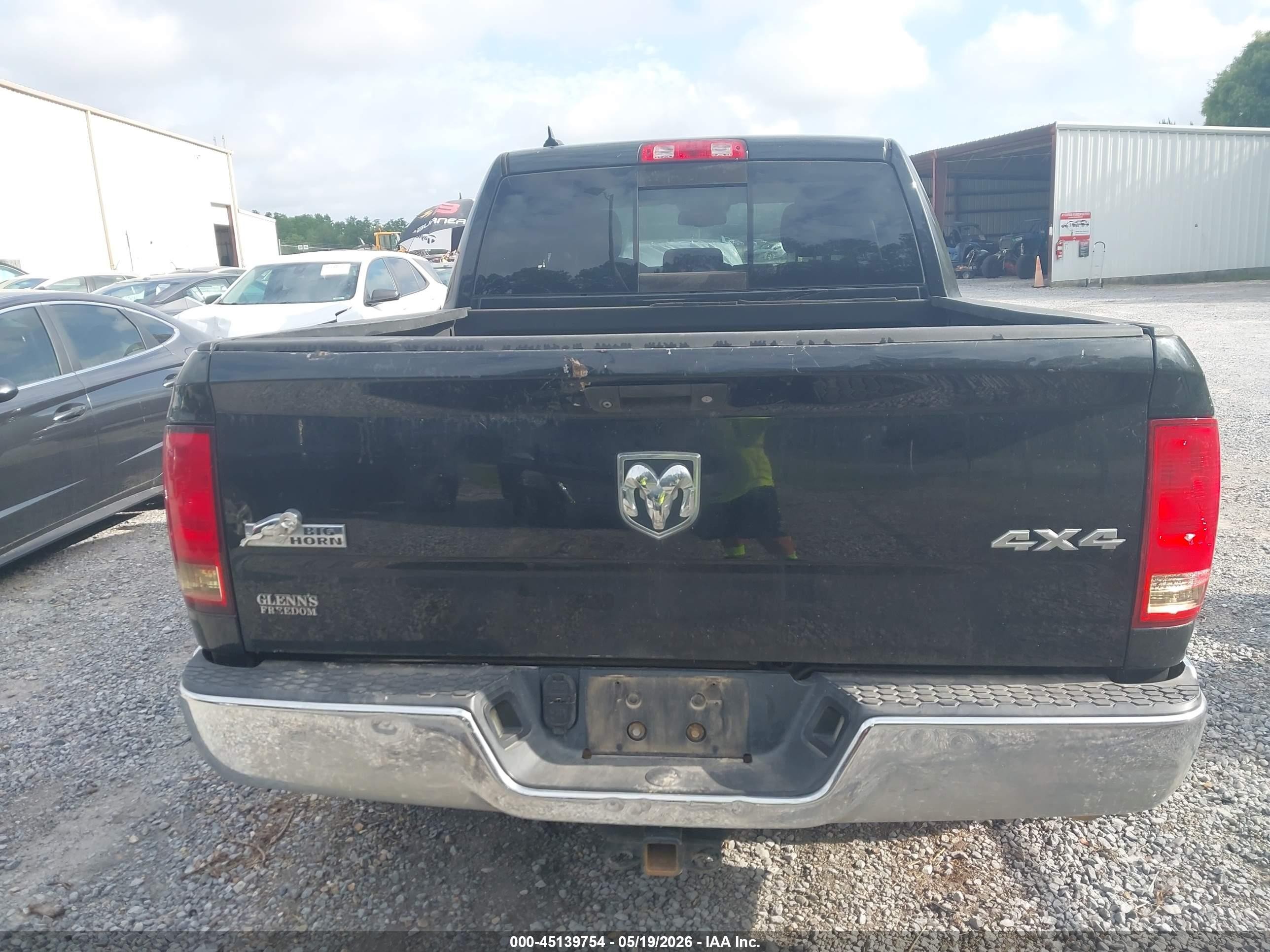 2015 Ram 1500 Big Horn Black vin: 1C6RR7LG0FS672384