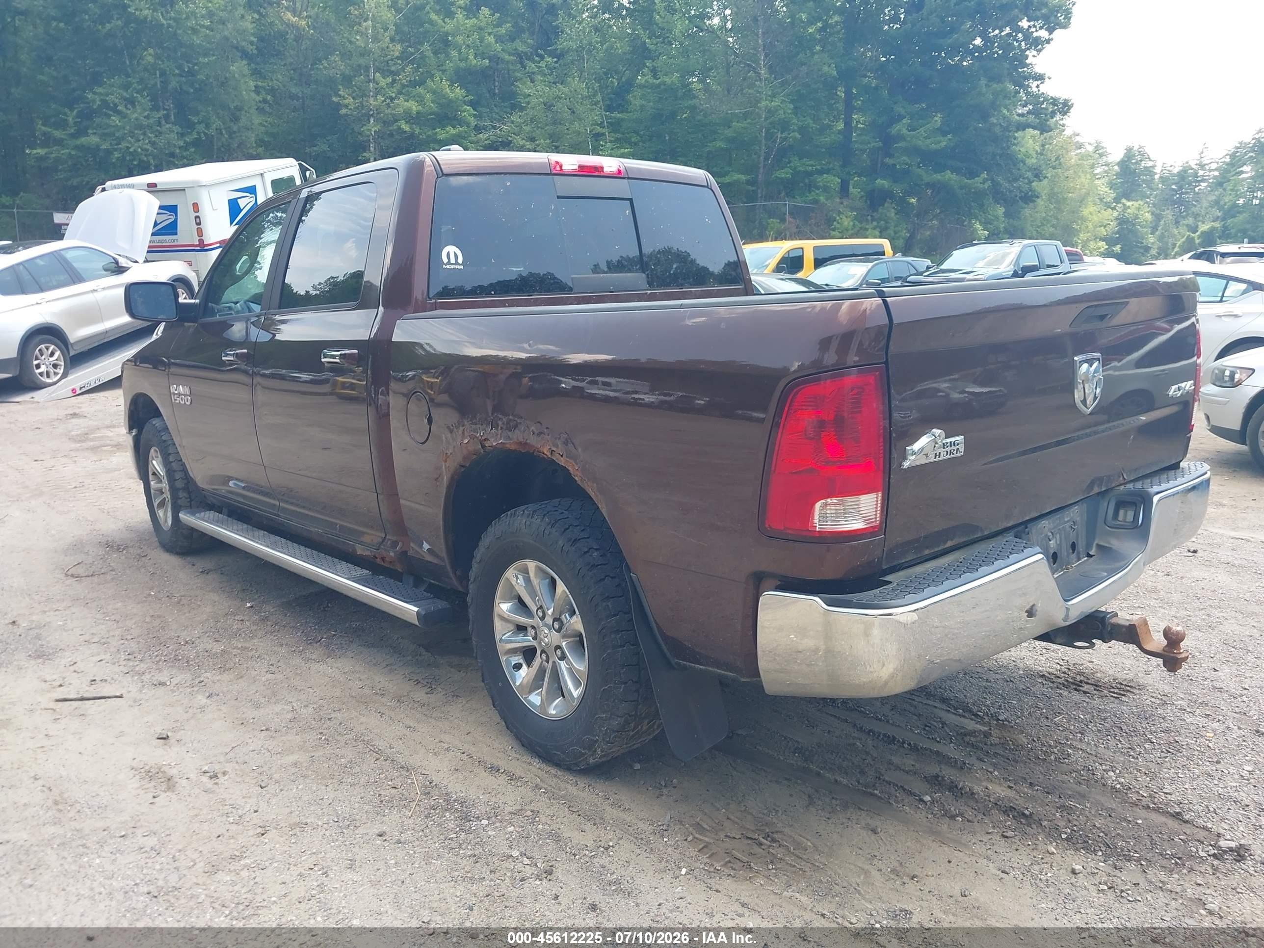 2013 Ram 1500 Slt Maroon vin: 1C6RR7LG1DS698831