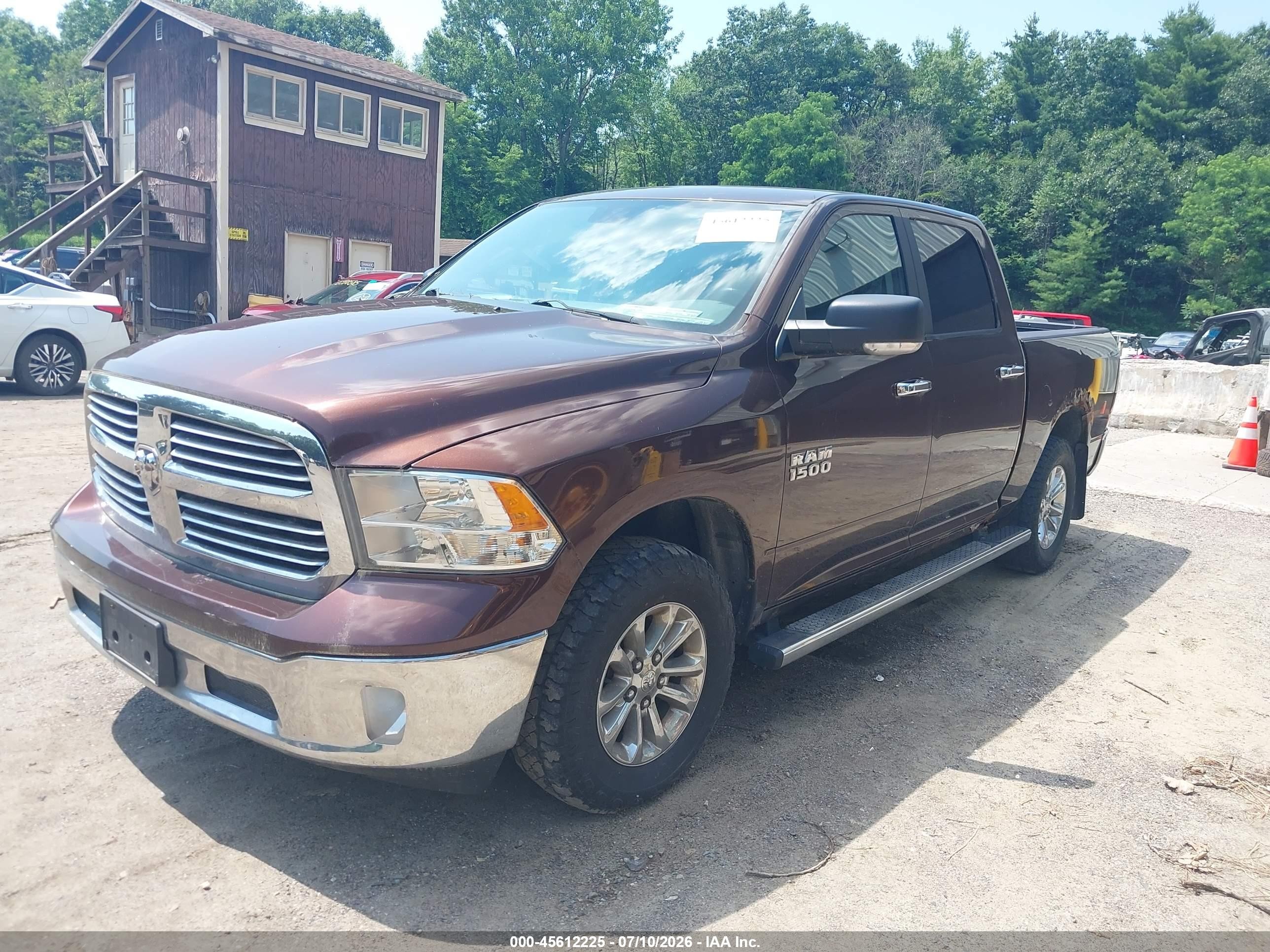 2013 Ram 1500 Slt Maroon vin: 1C6RR7LG1DS698831