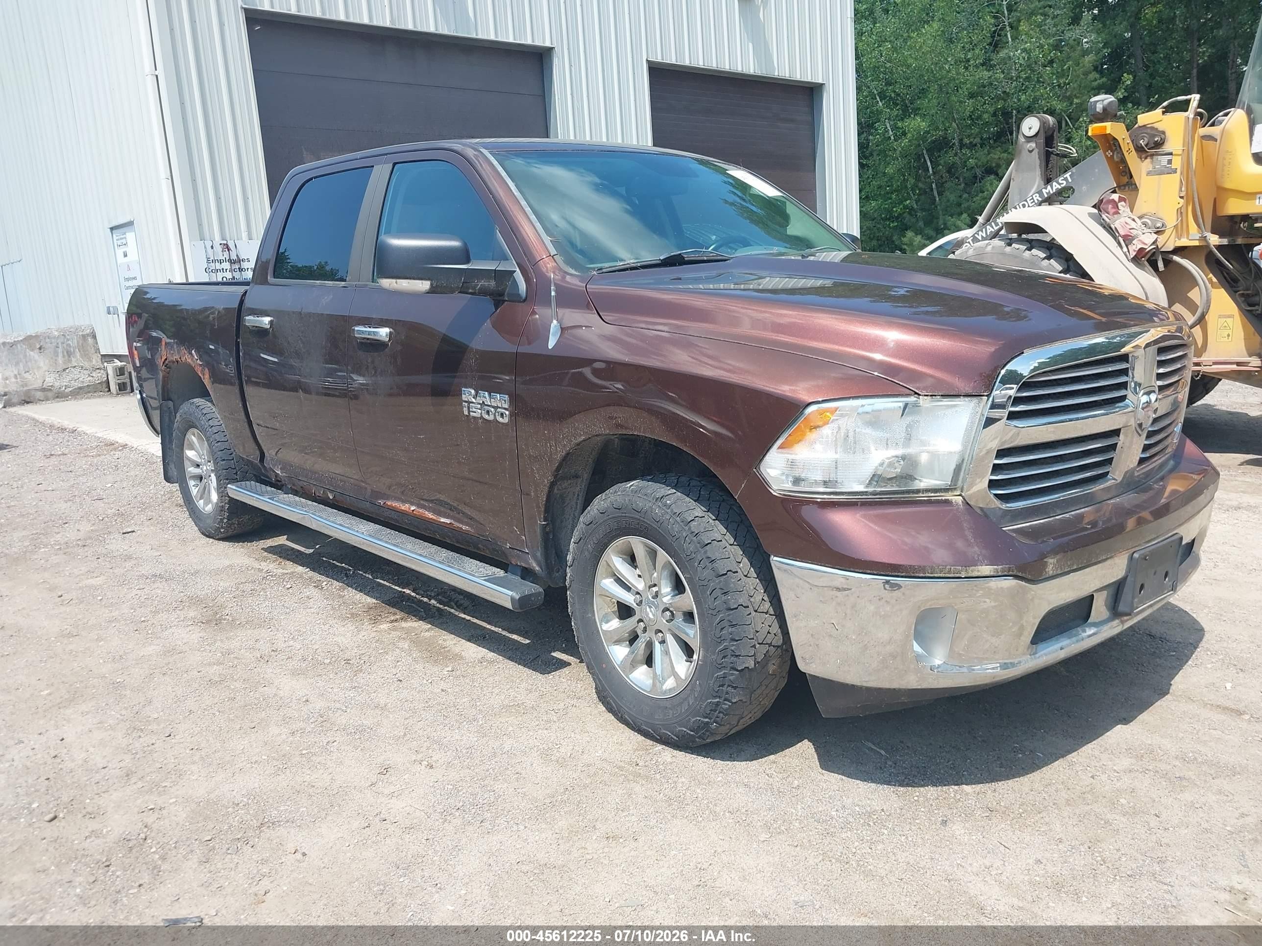 2013 Ram 1500 Slt Maroon vin: 1C6RR7LG1DS698831