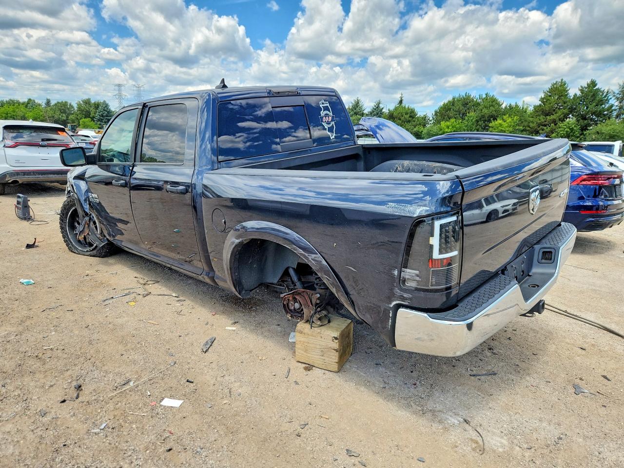 2014 Ram 1500 Slt Gray vin: 1C6RR7LG1ES361240