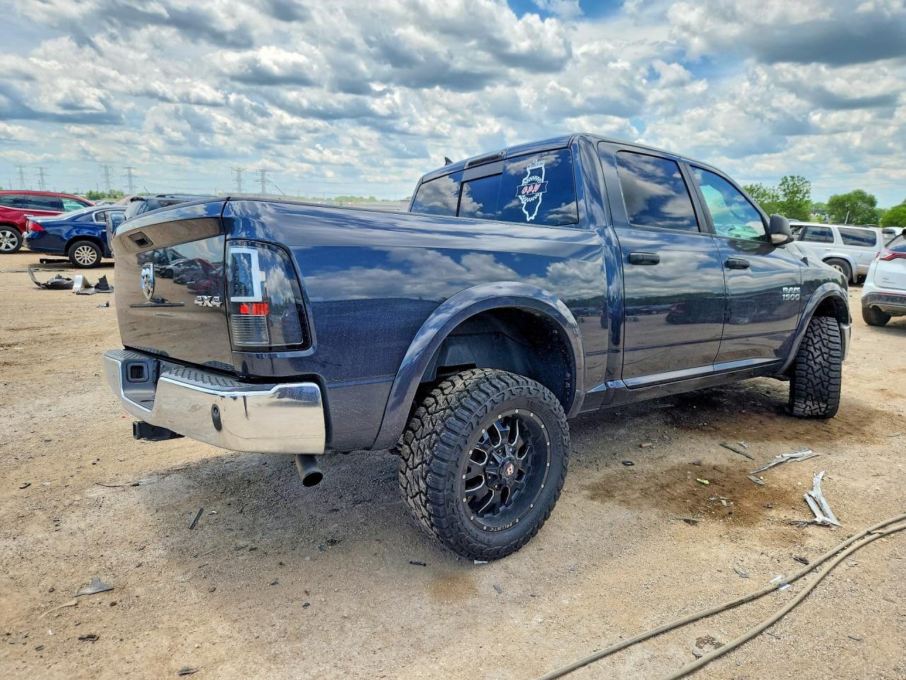 2014 Ram 1500 Slt Gray vin: 1C6RR7LG1ES361240