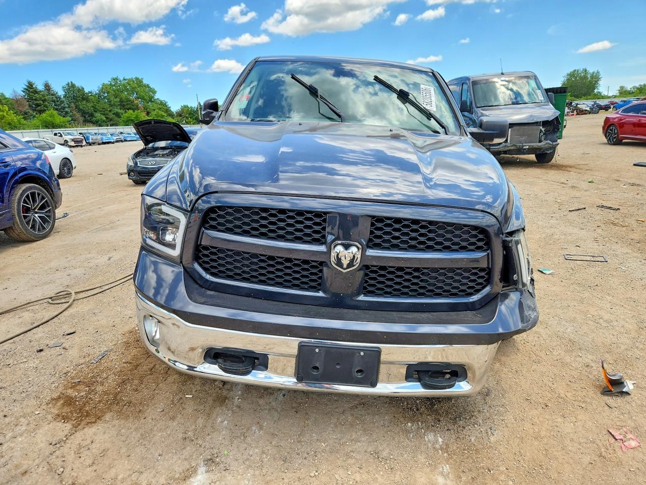 2014 Ram 1500 Slt Gray vin: 1C6RR7LG1ES361240
