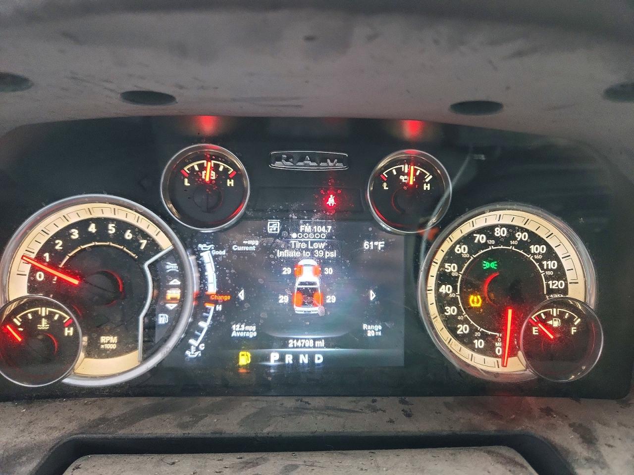 2015 Ram 1500 Slt Gray vin: 1C6RR7LG1FS671664