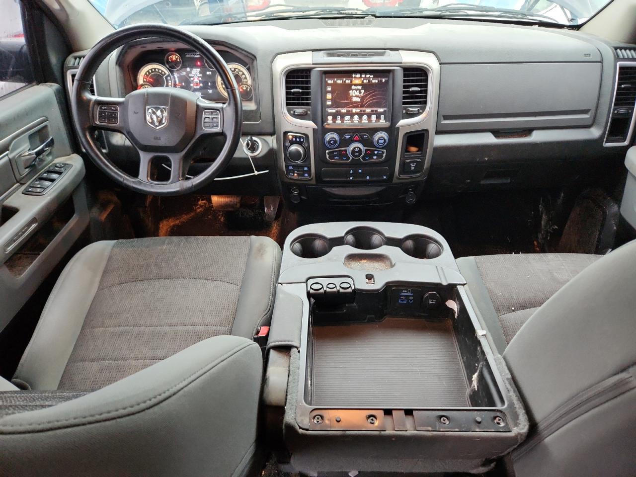 2015 Ram 1500 Slt Gray vin: 1C6RR7LG1FS671664 Damage: Console Cover, Broken, Replacement Required