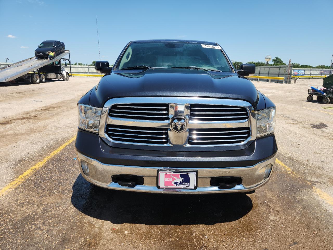 2015 Ram 1500 Slt Gray vin: 1C6RR7LG1FS671664 Damage: Hood, Chipped, 2