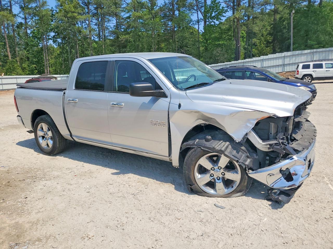 2015 Ram 1500 Slt Silver vin: 1C6RR7LG1FS682373