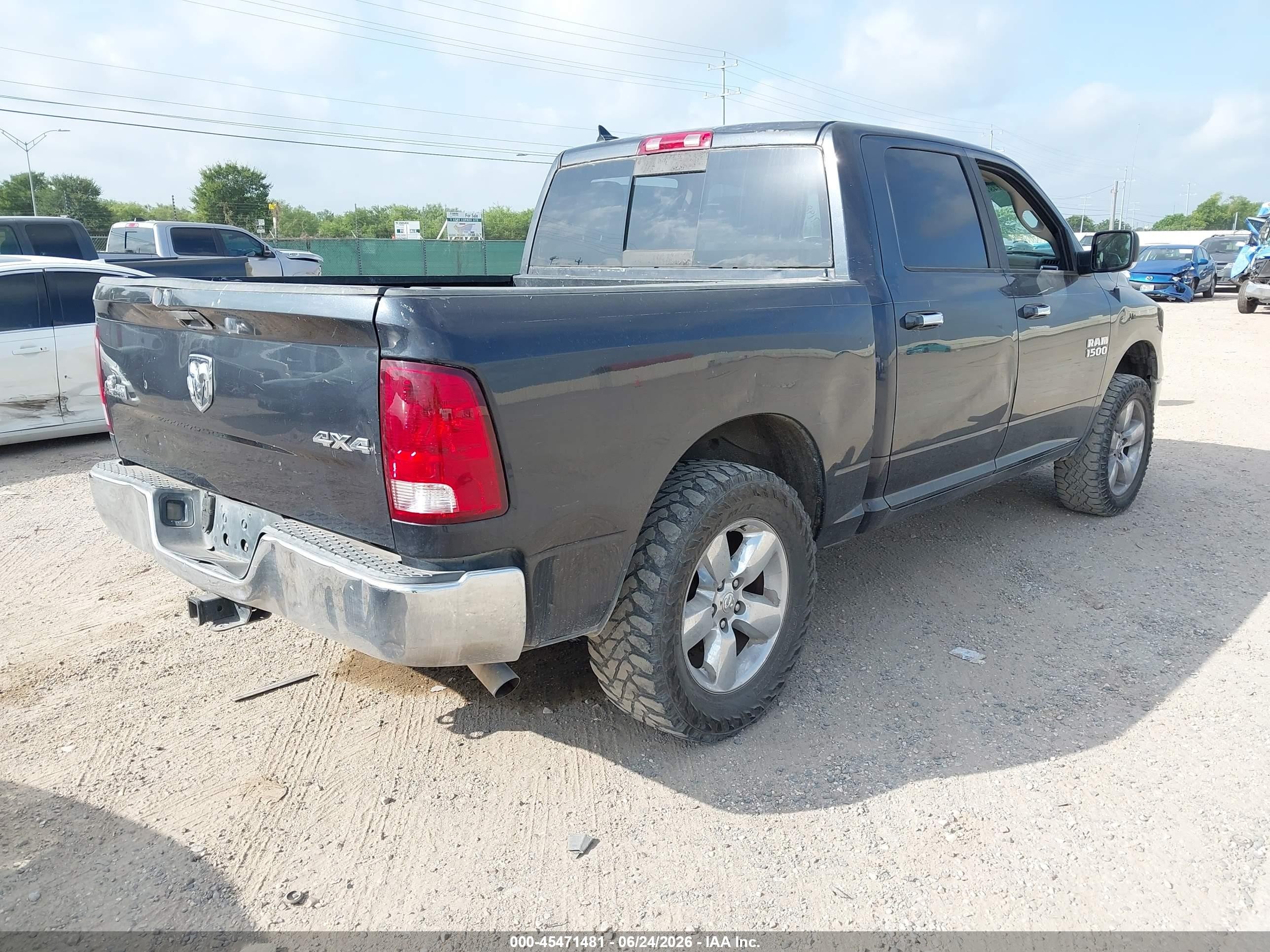 2015 Ram 1500 Big Horn Dark Blue vin: 1C6RR7LG1FS712455