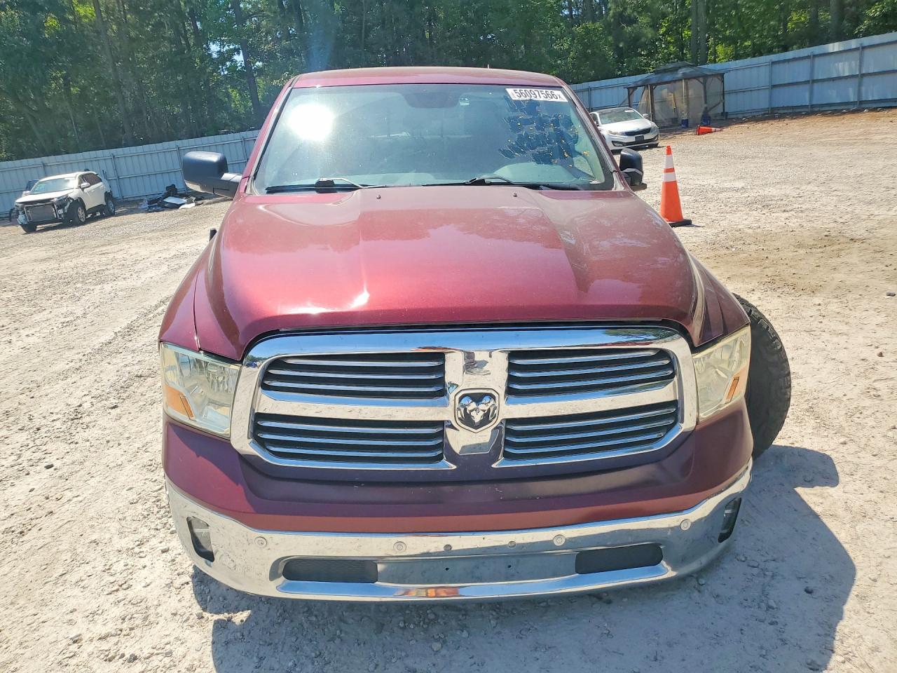2017 Ram 1500 Slt Burgundy vin: 1C6RR7LG1HS529821