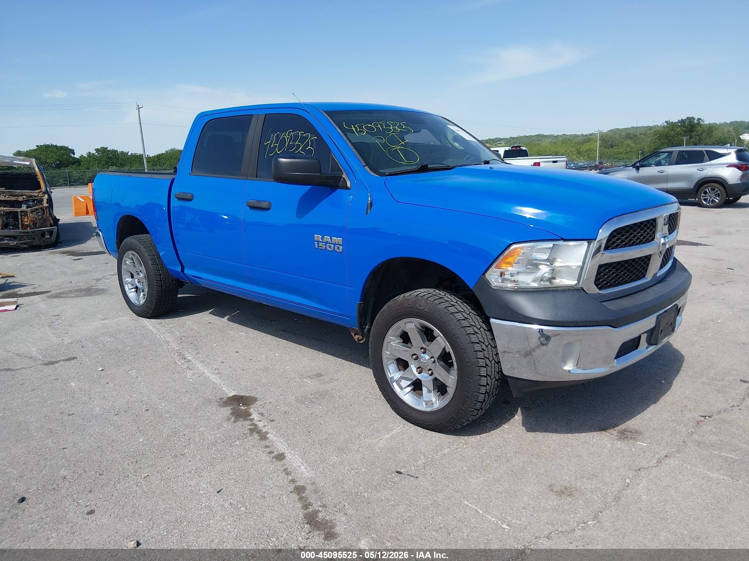 2015 Ram 1500 Slt Blue vin: 1C6RR7LG2FS640472