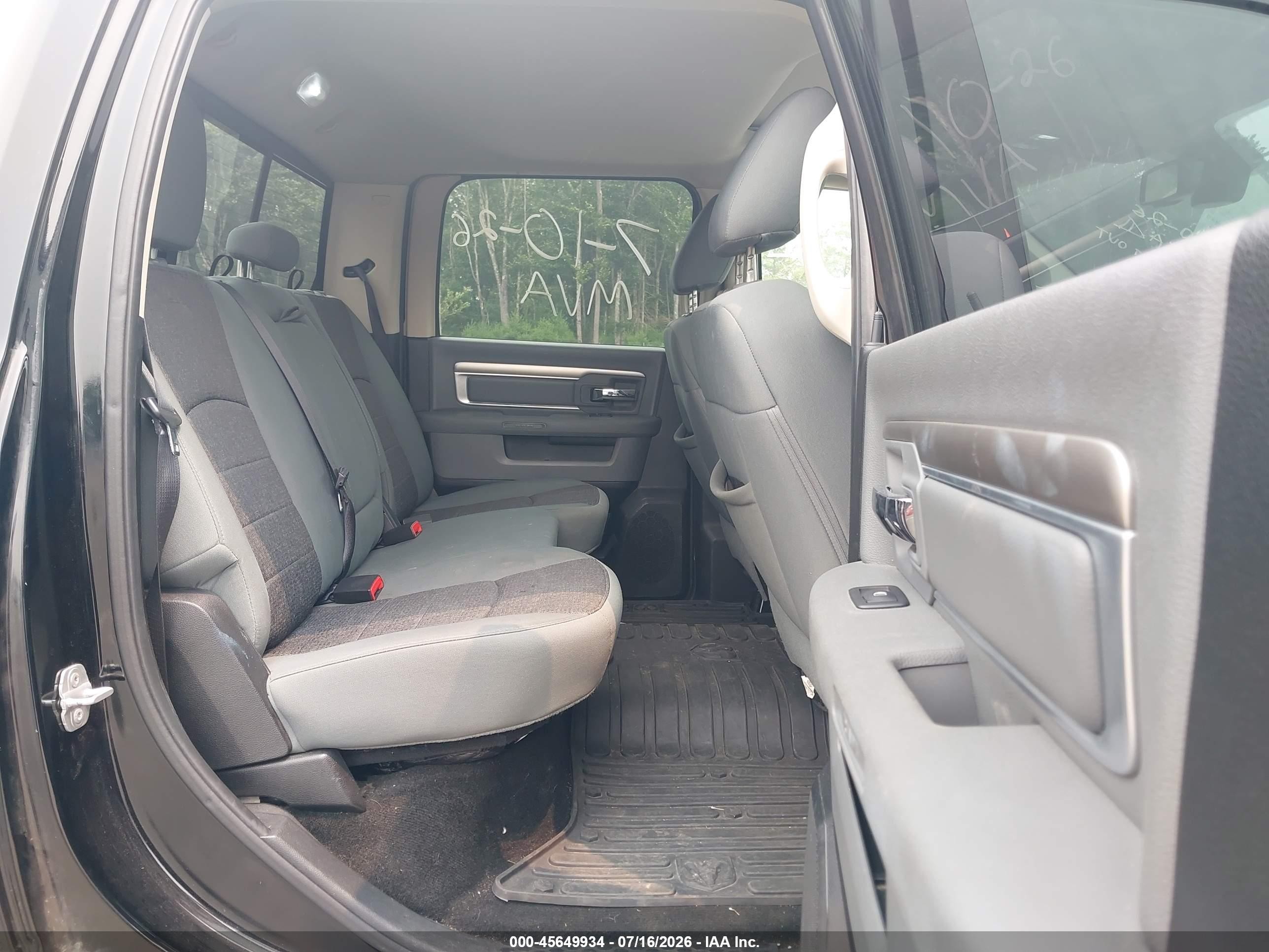 2014 Ram 1500 Slt Black vin: 1C6RR7LG3ES289148