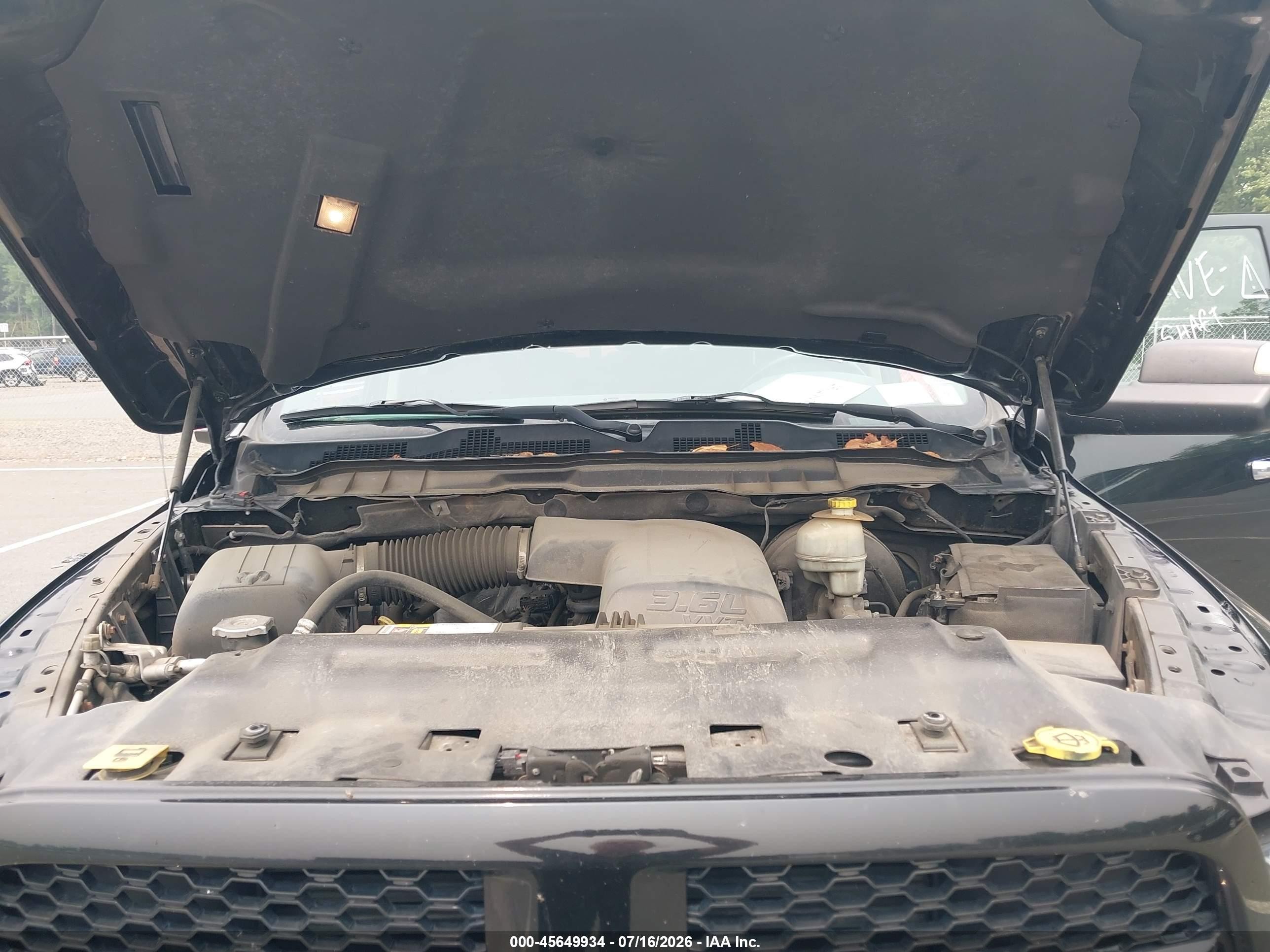 2014 Ram 1500 Slt Black vin: 1C6RR7LG3ES289148