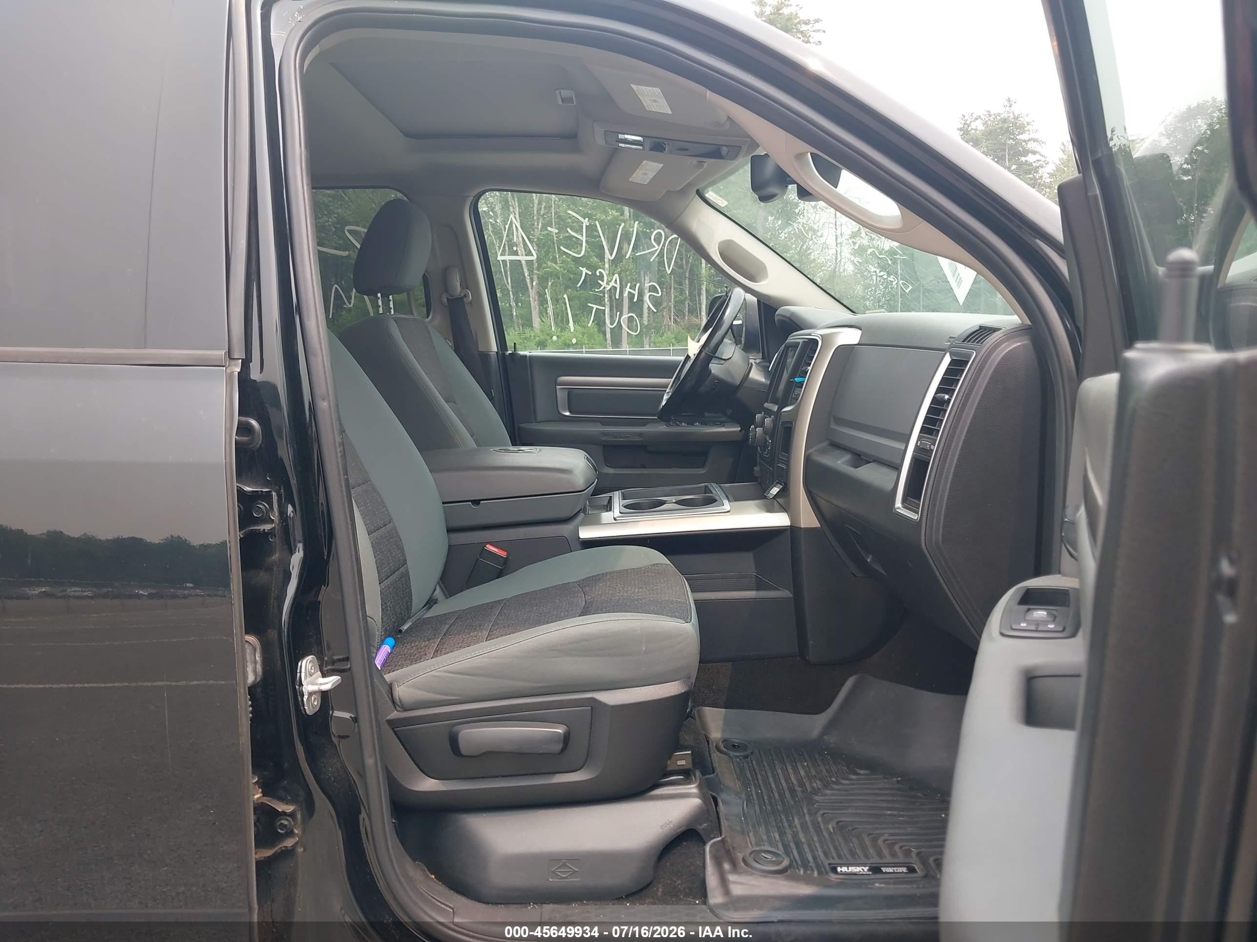 2014 Ram 1500 Slt Black vin: 1C6RR7LG3ES289148