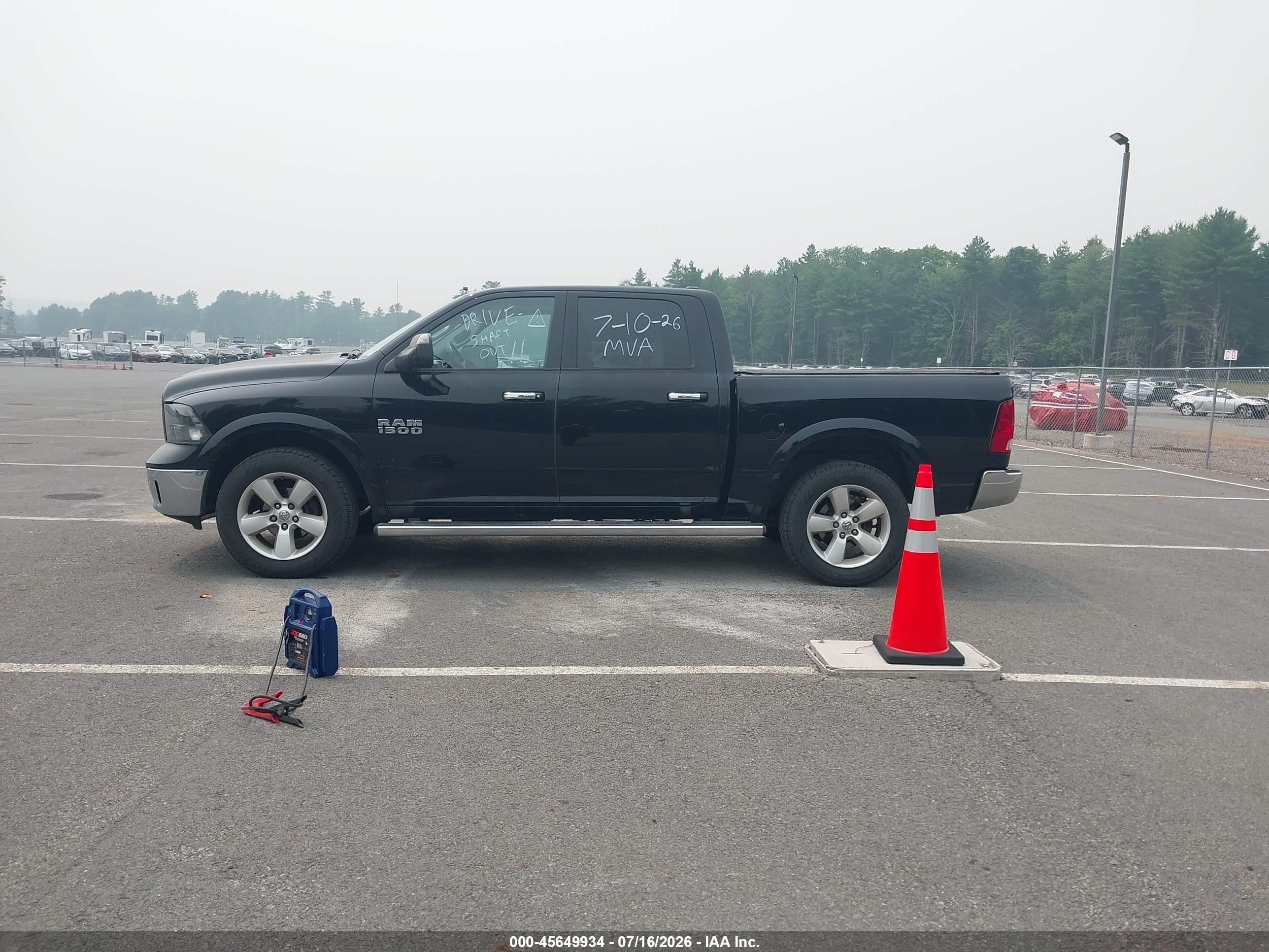 2014 Ram 1500 Slt Black vin: 1C6RR7LG3ES289148