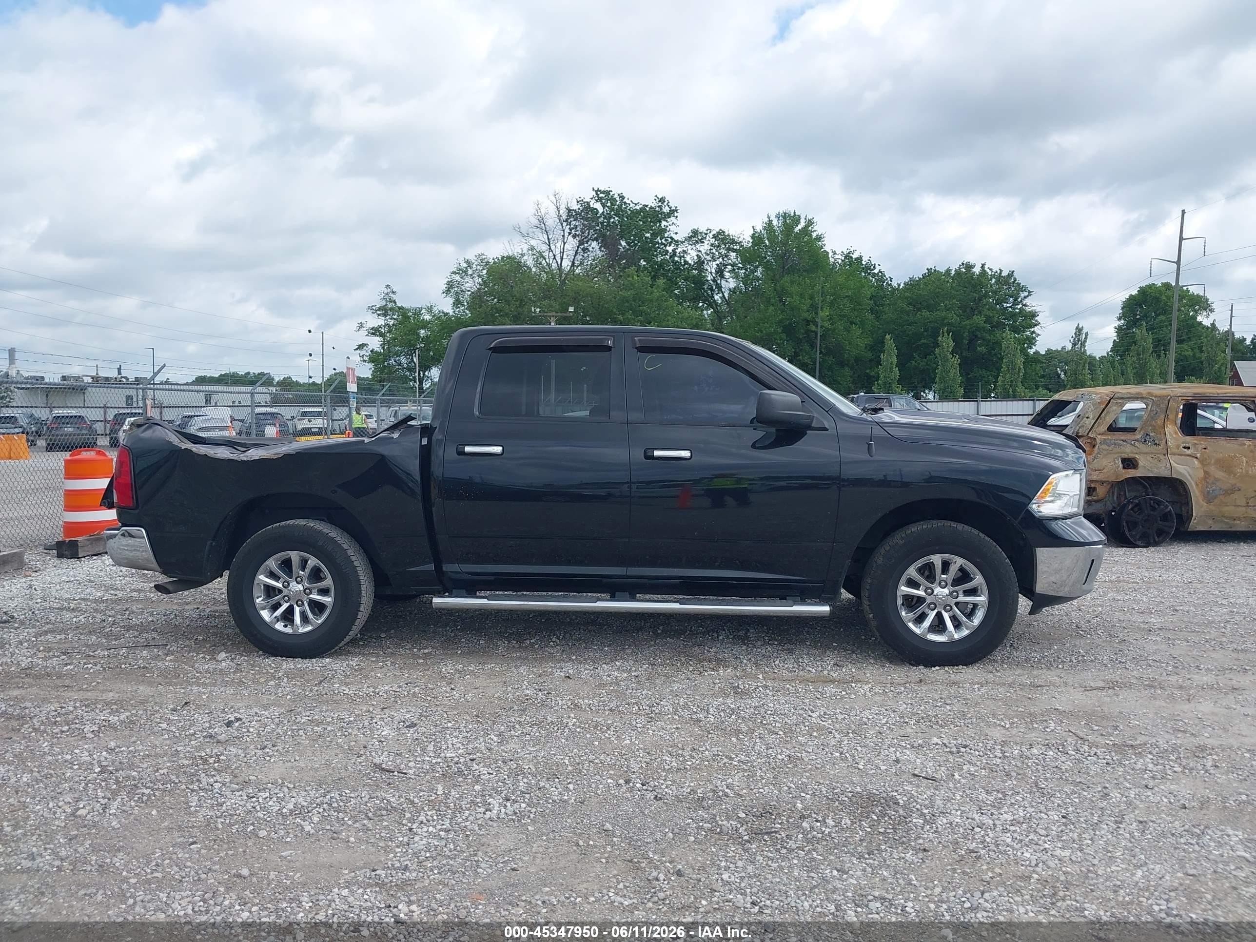 2015 Ram 1500 Big Horn Black vin: 1C6RR7LG3FS741620