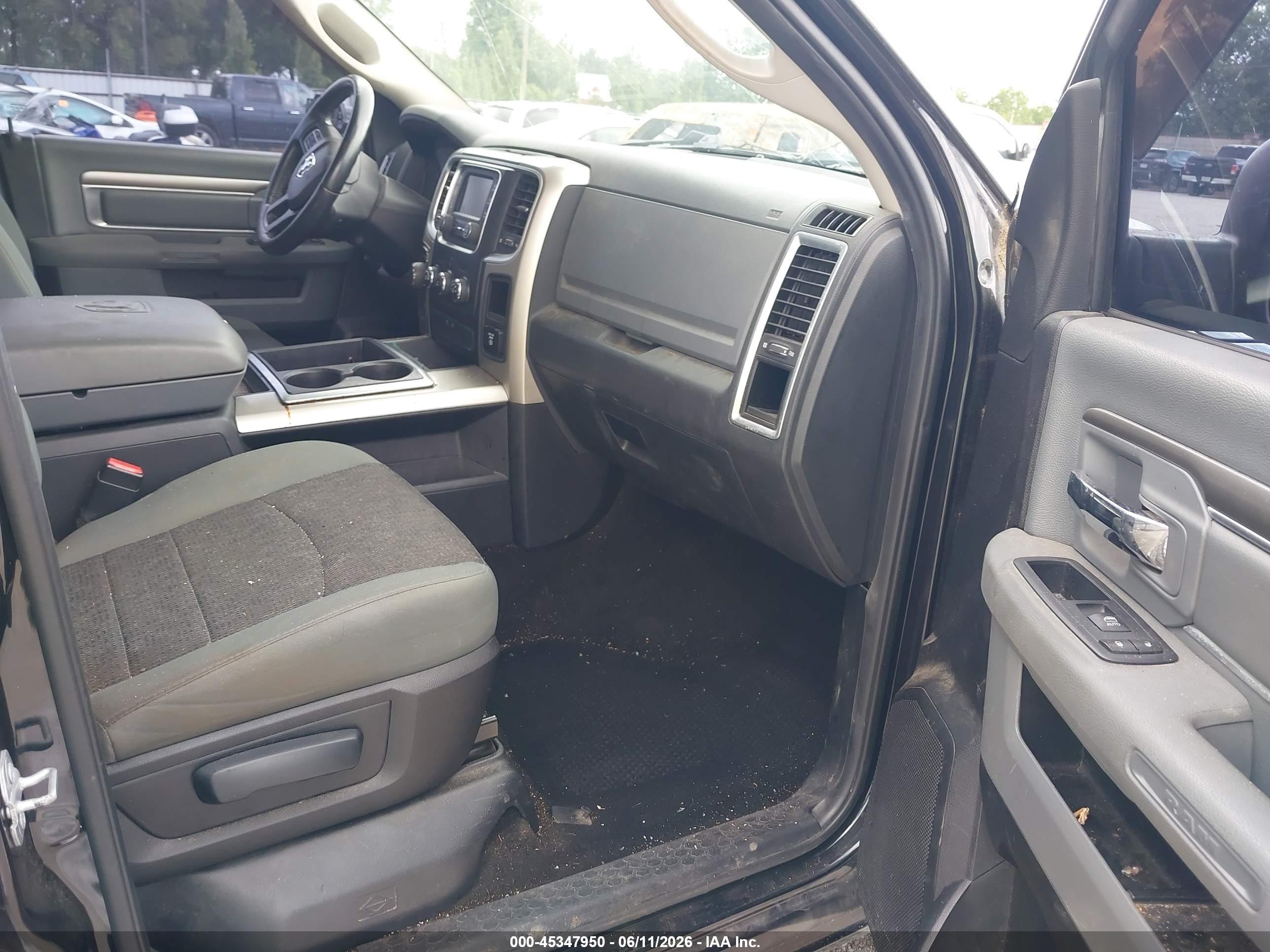 2015 Ram 1500 Big Horn Black vin: 1C6RR7LG3FS741620