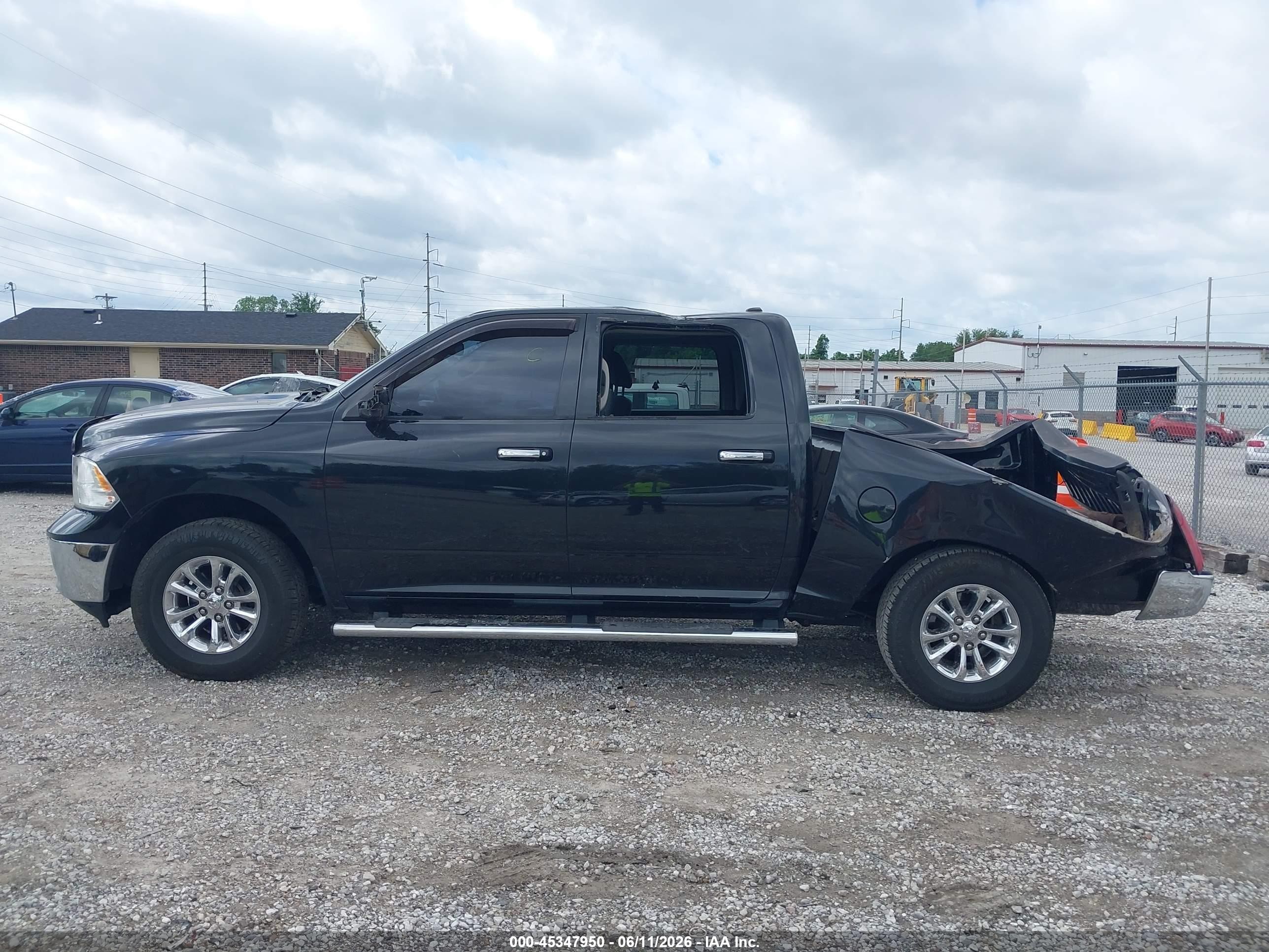 2015 Ram 1500 Big Horn Black vin: 1C6RR7LG3FS741620
