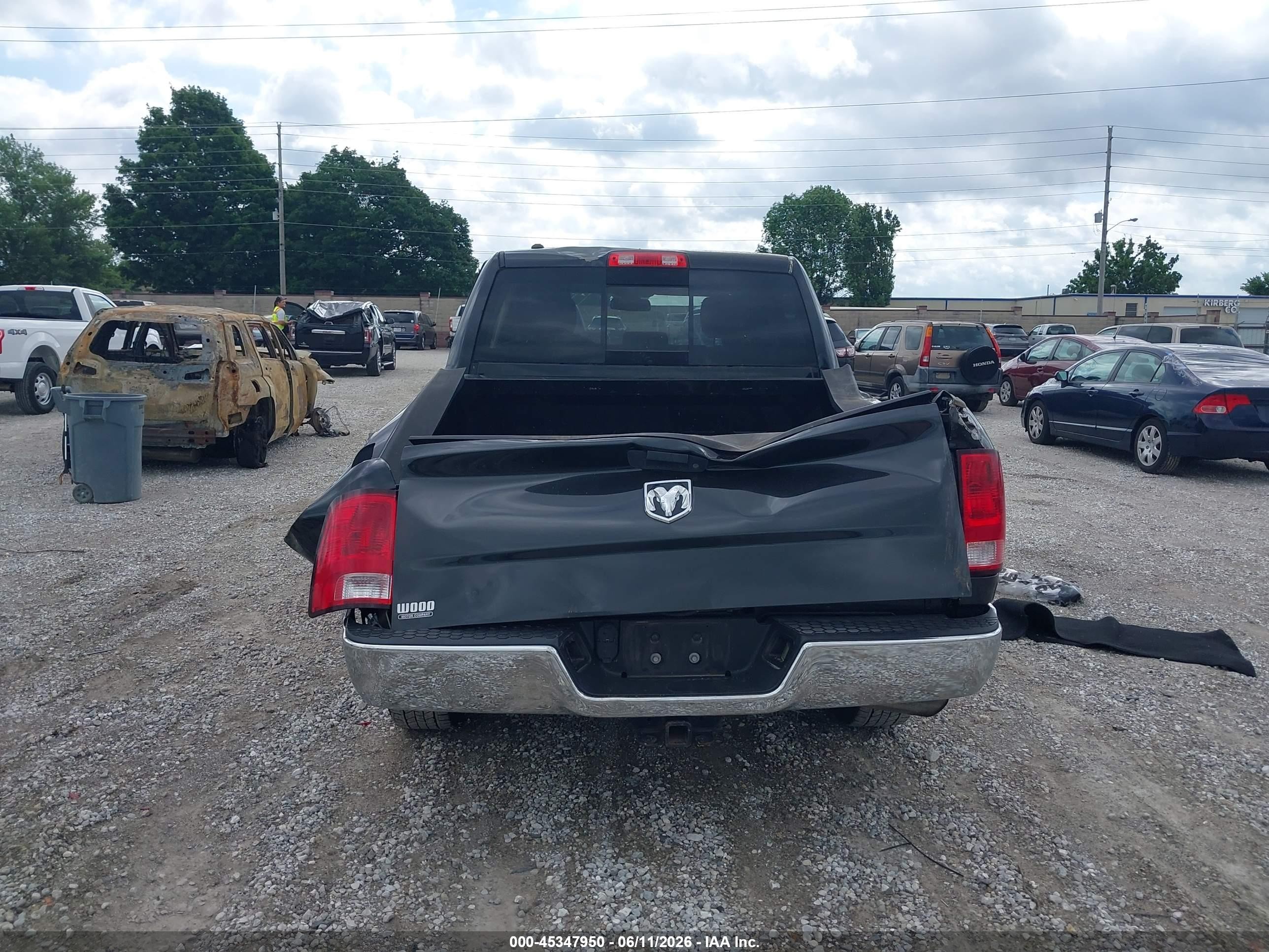 2015 Ram 1500 Big Horn Black vin: 1C6RR7LG3FS741620