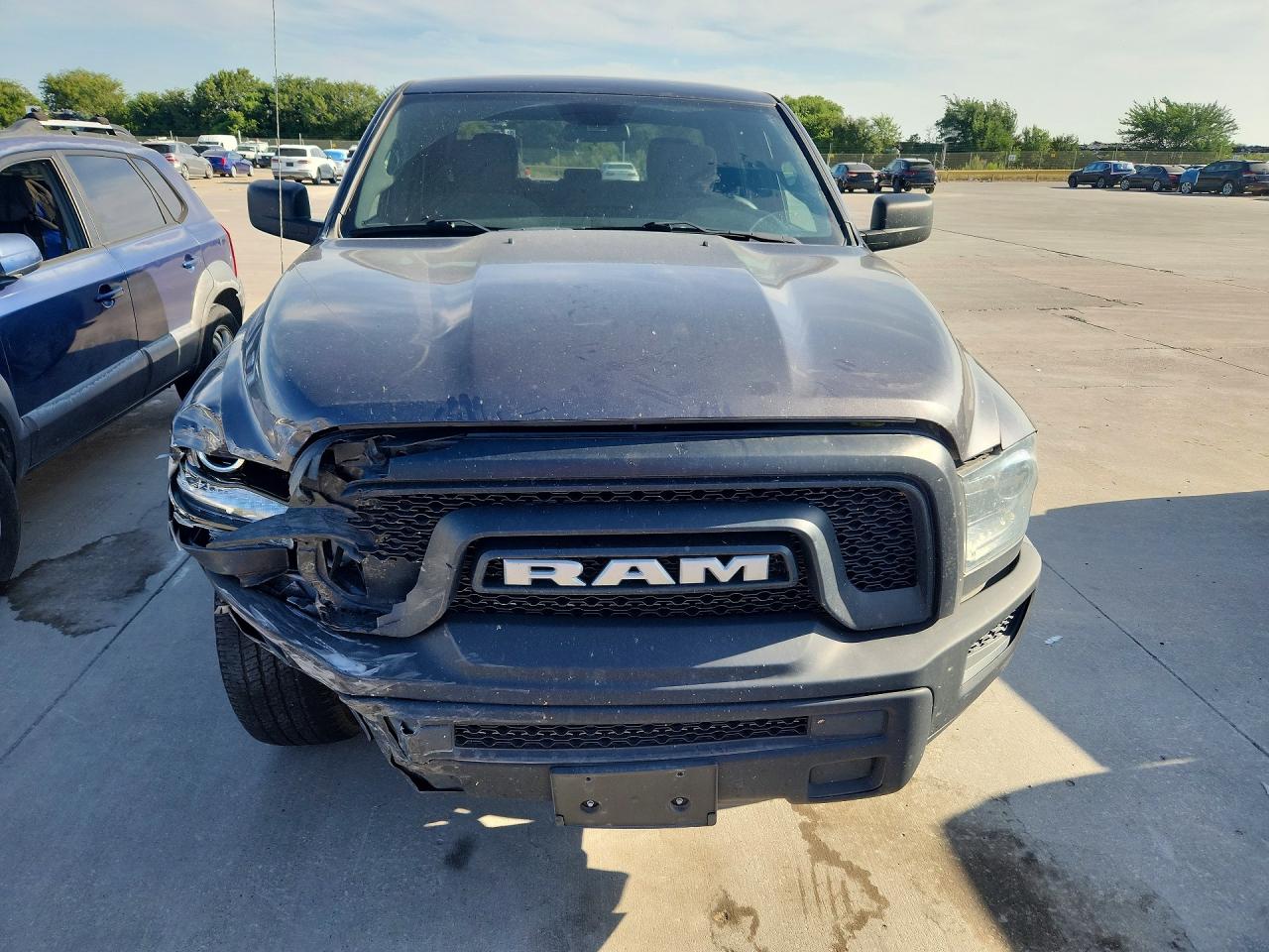 2024 Ram 1500 Classic Slt Gray vin: 1C6RR7LG3RS124710