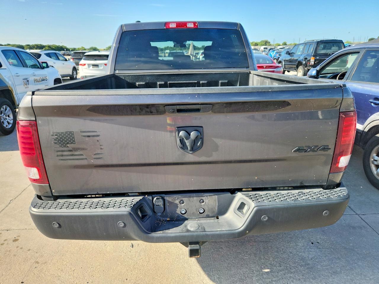 2024 Ram 1500 Classic Slt Gray vin: 1C6RR7LG3RS124710
