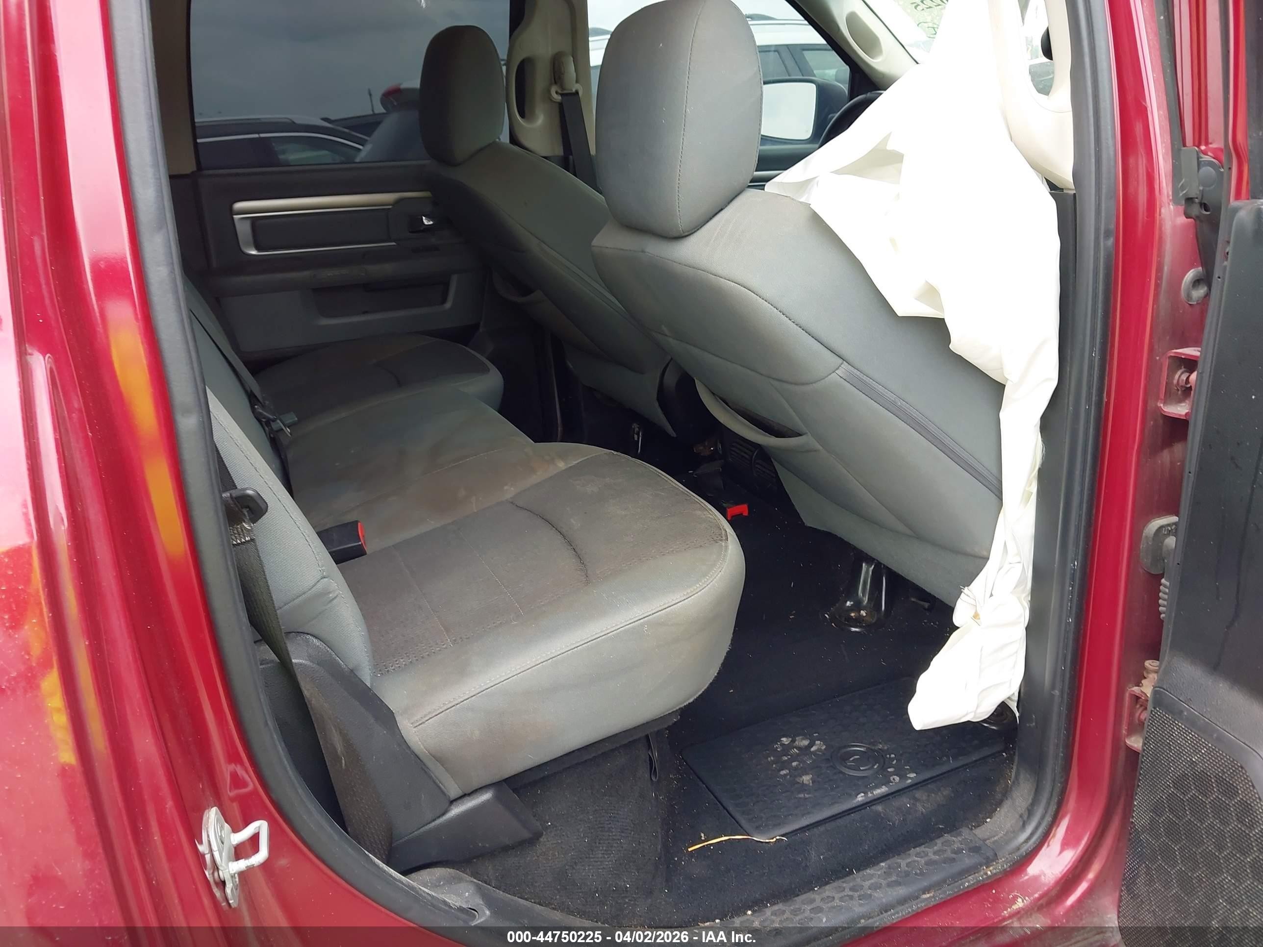 2014 Ram 1500 Big Horn Красный vin: 1C6RR7LG4ES306023