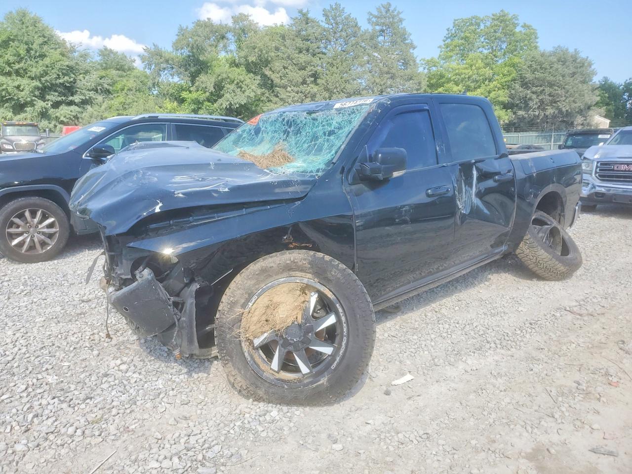 2014 Ram 1500 Slt Black vin: 1C6RR7LG4ES385810