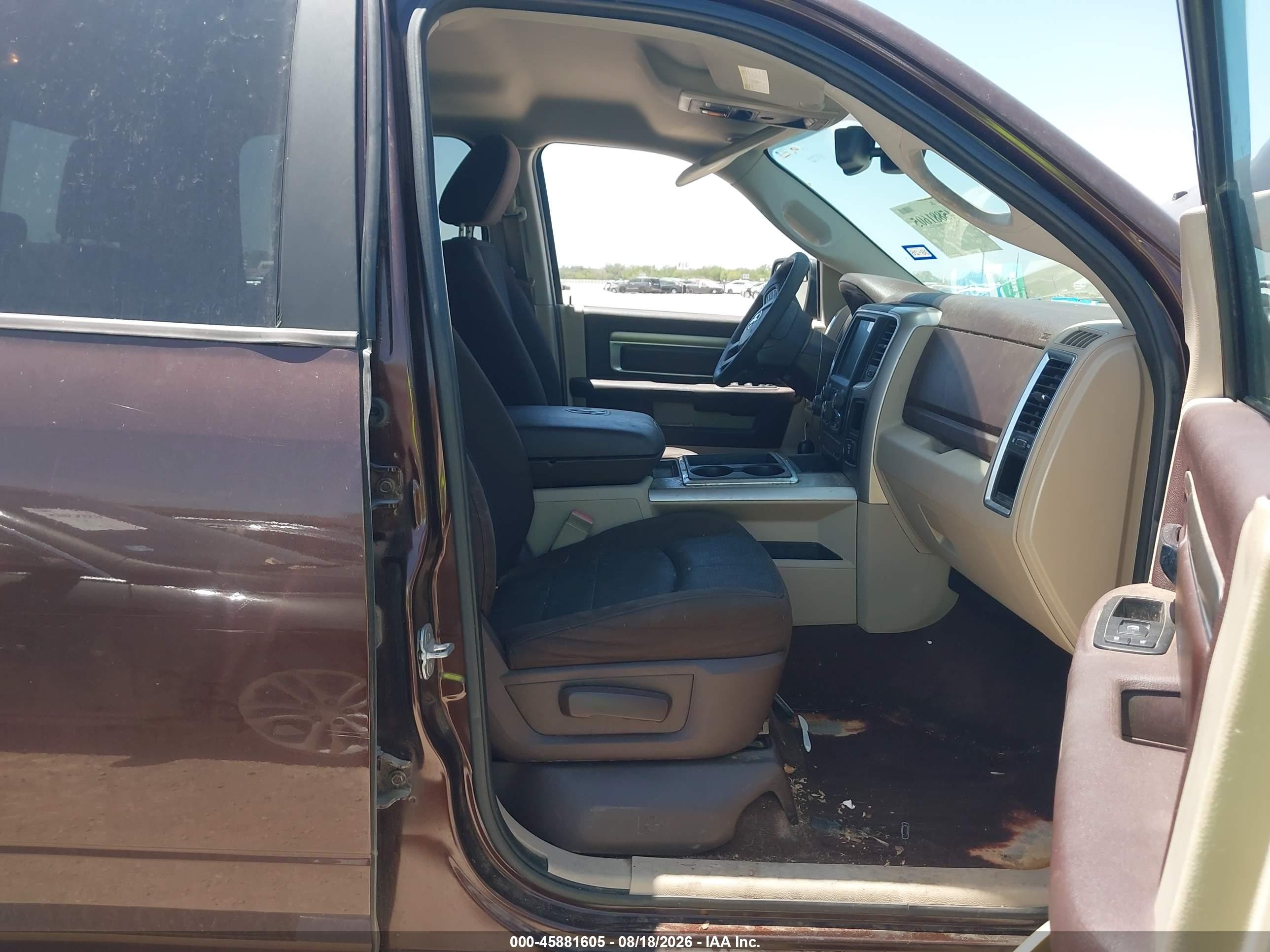 2014 Ram 1500 Outdoorsman Burgundy vin: 1C6RR7LG5ES202849