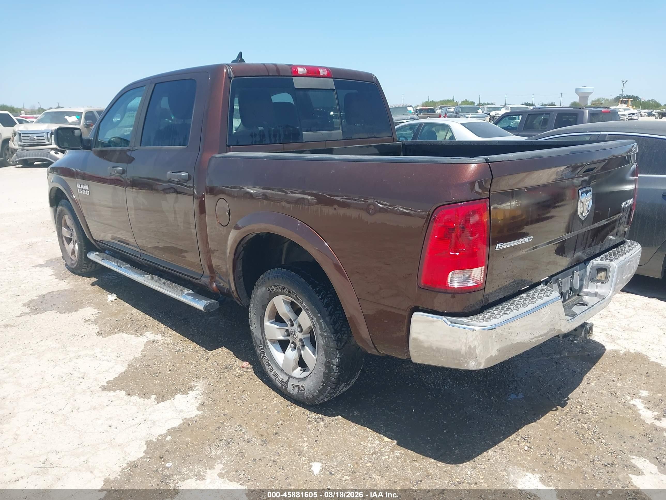 2014 Ram 1500 Outdoorsman Burgundy vin: 1C6RR7LG5ES202849