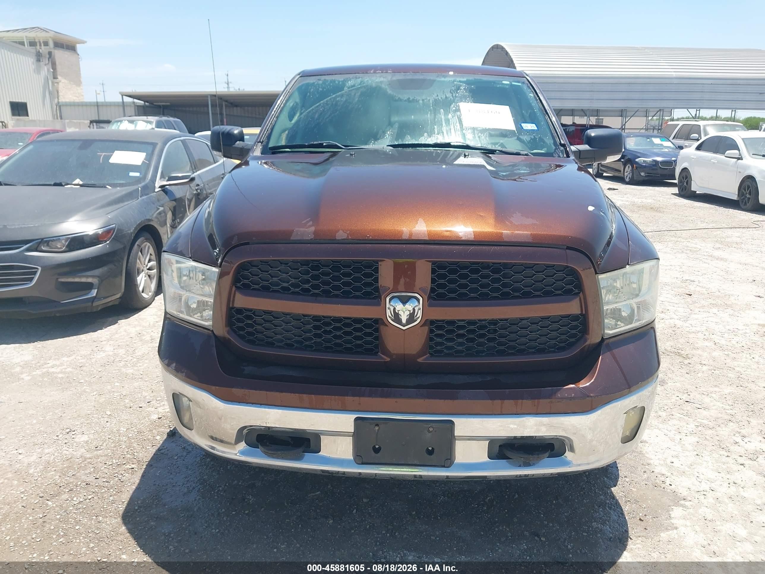 2014 Ram 1500 Outdoorsman Burgundy vin: 1C6RR7LG5ES202849
