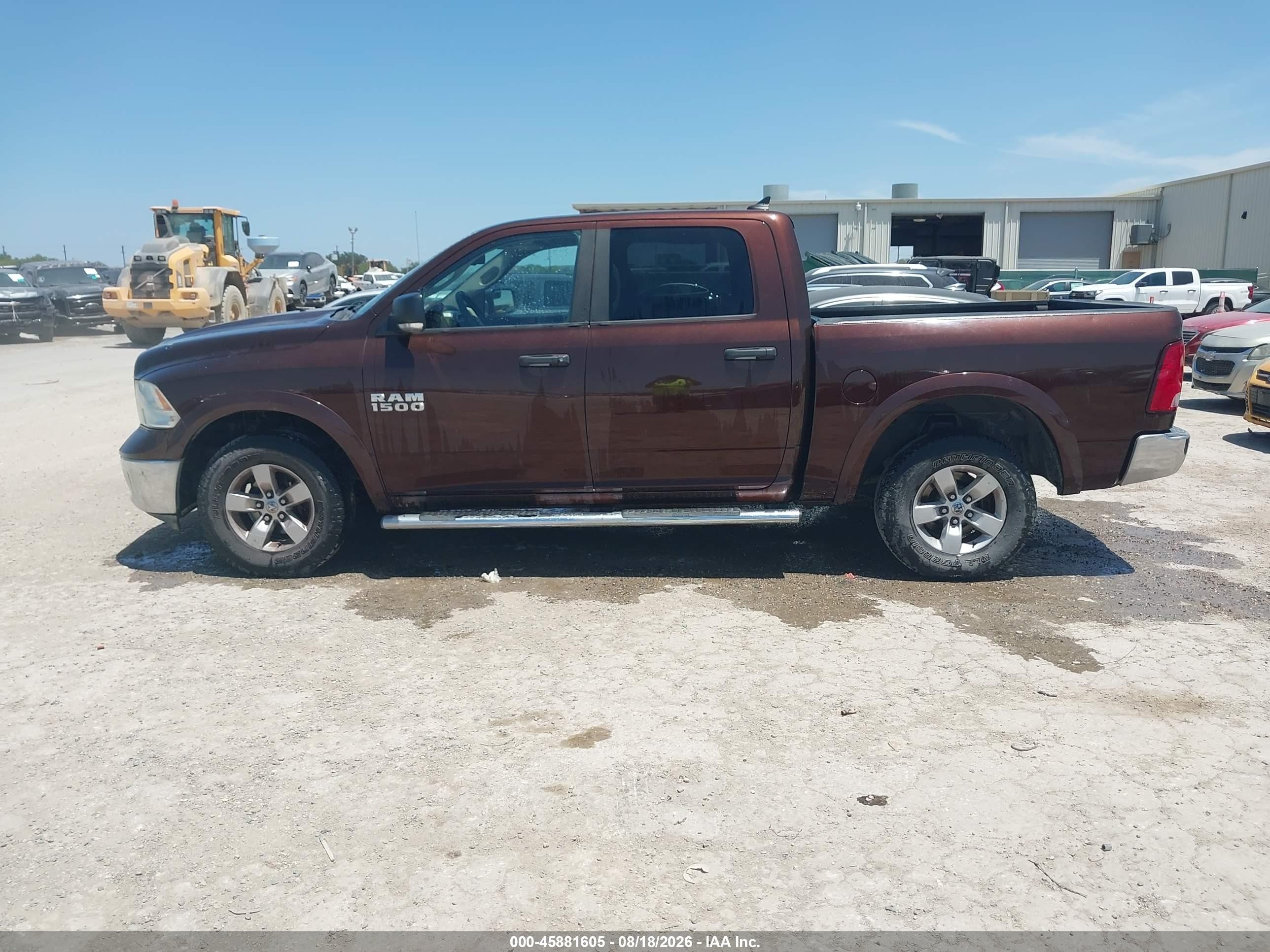 2014 Ram 1500 Outdoorsman Burgundy vin: 1C6RR7LG5ES202849