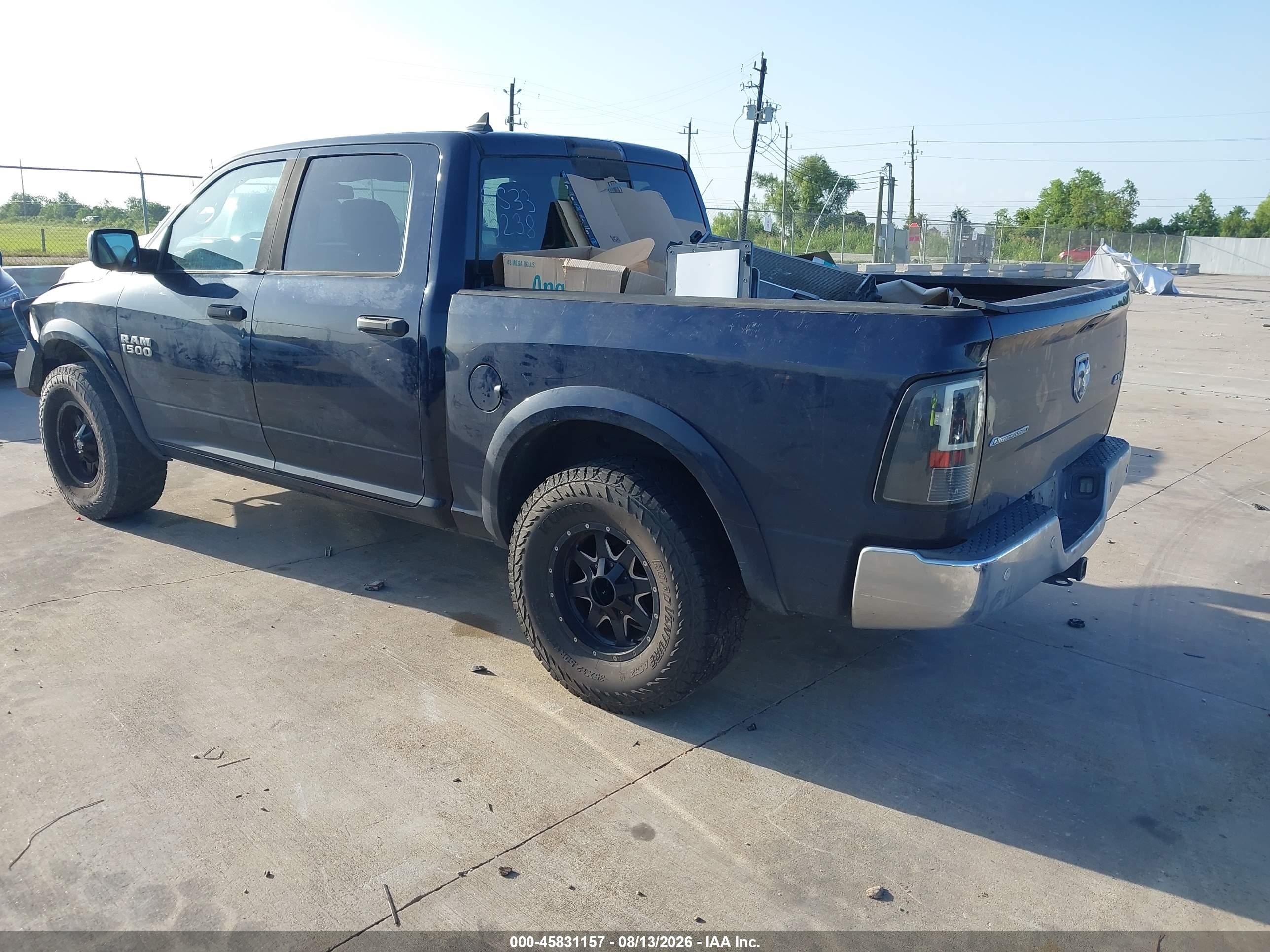 2014 Ram 1500 Outdoorsman Синий vin: 1C6RR7LG5ES335238