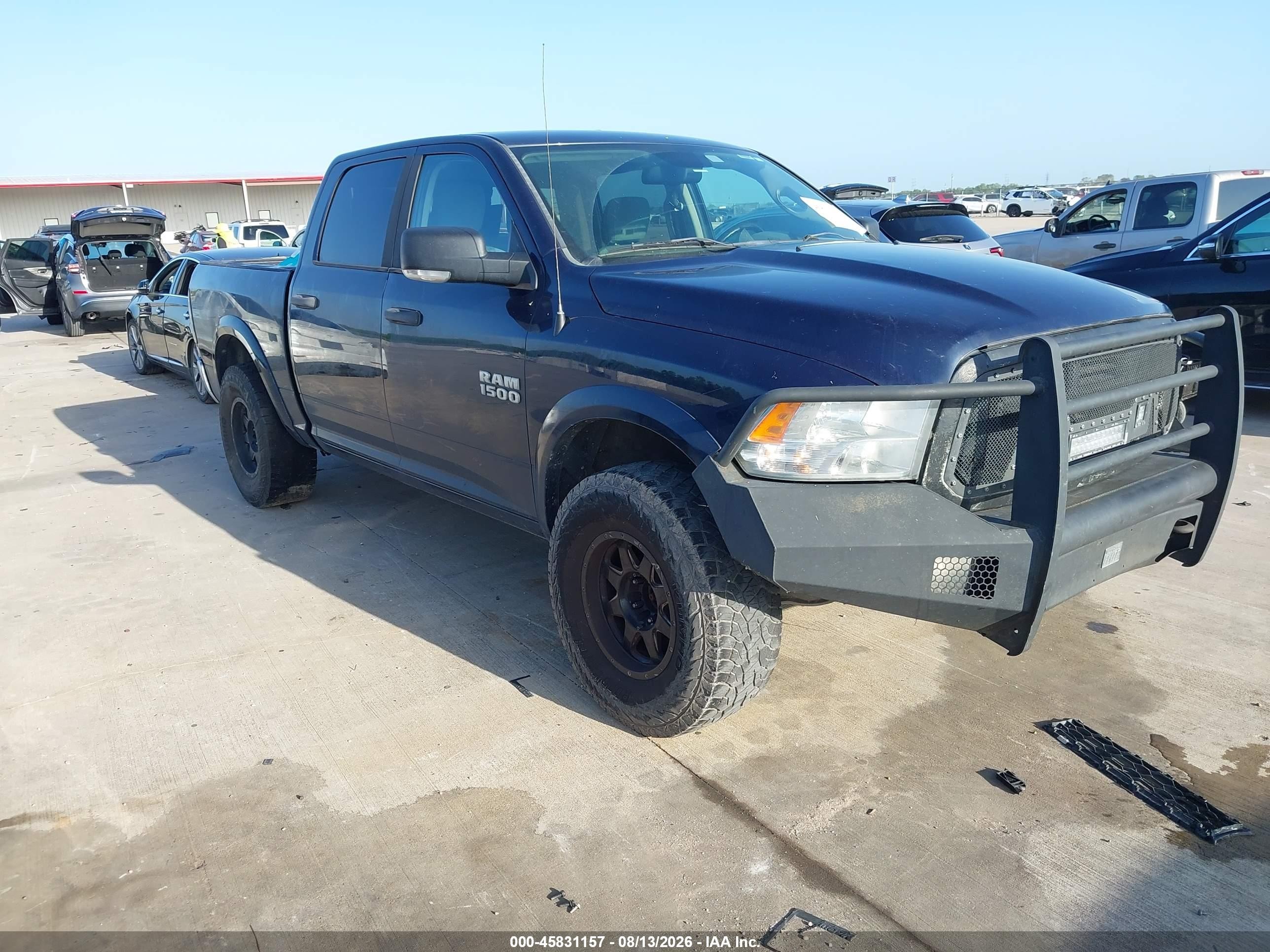 2014 Ram 1500 Outdoorsman Синий vin: 1C6RR7LG5ES335238