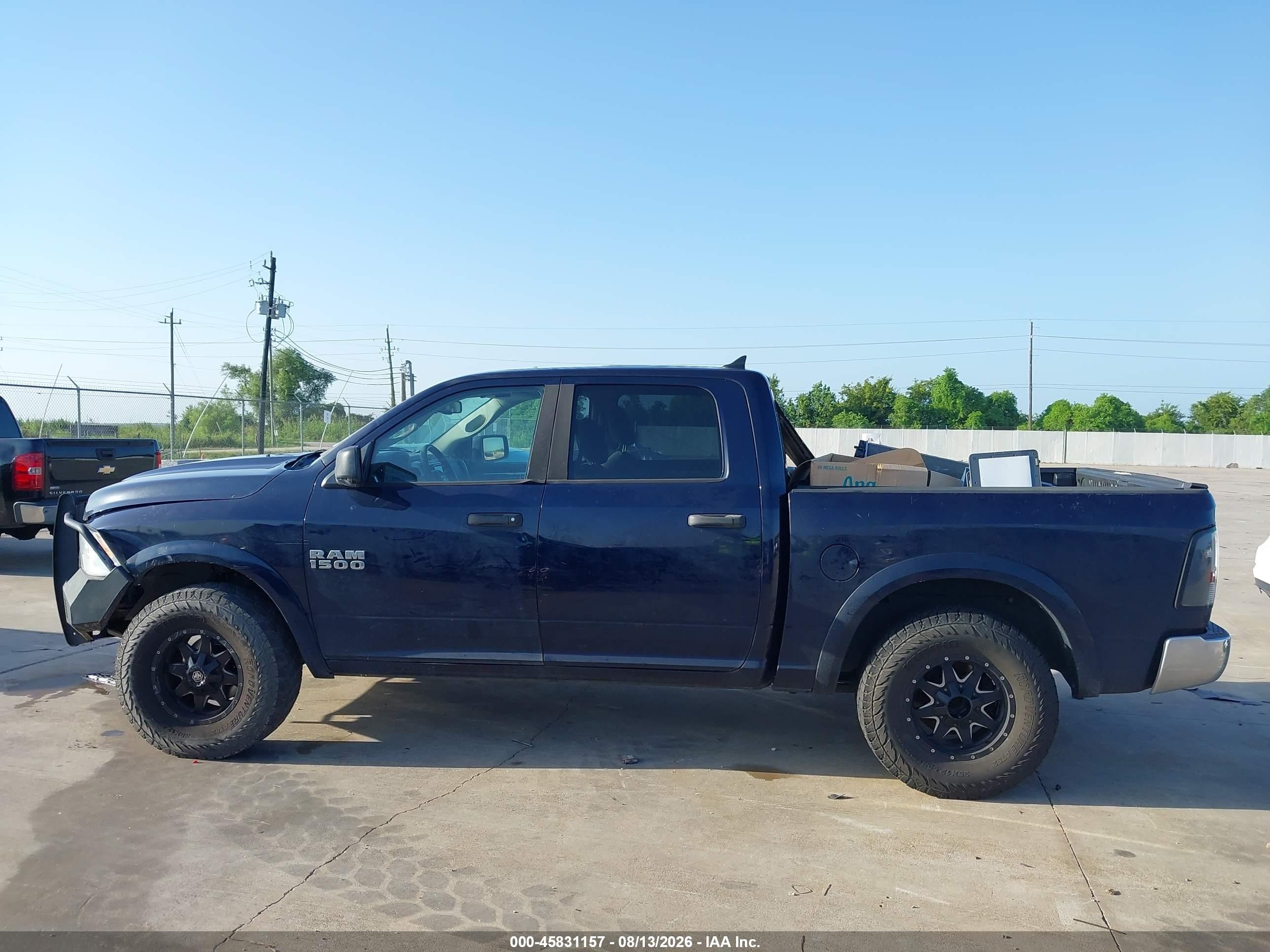 2014 Ram 1500 Outdoorsman Синий vin: 1C6RR7LG5ES335238