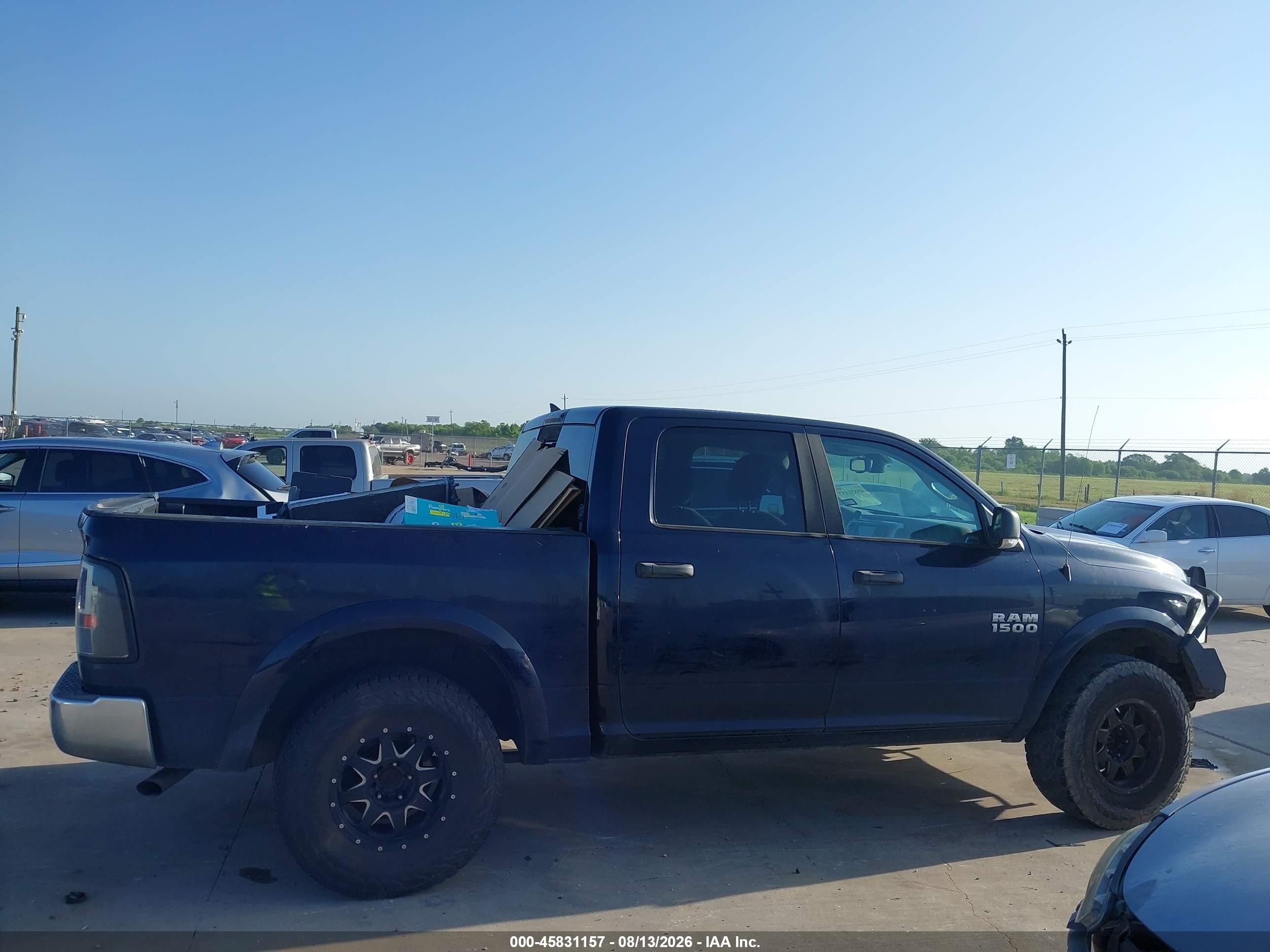 2014 Ram 1500 Outdoorsman Синий vin: 1C6RR7LG5ES335238