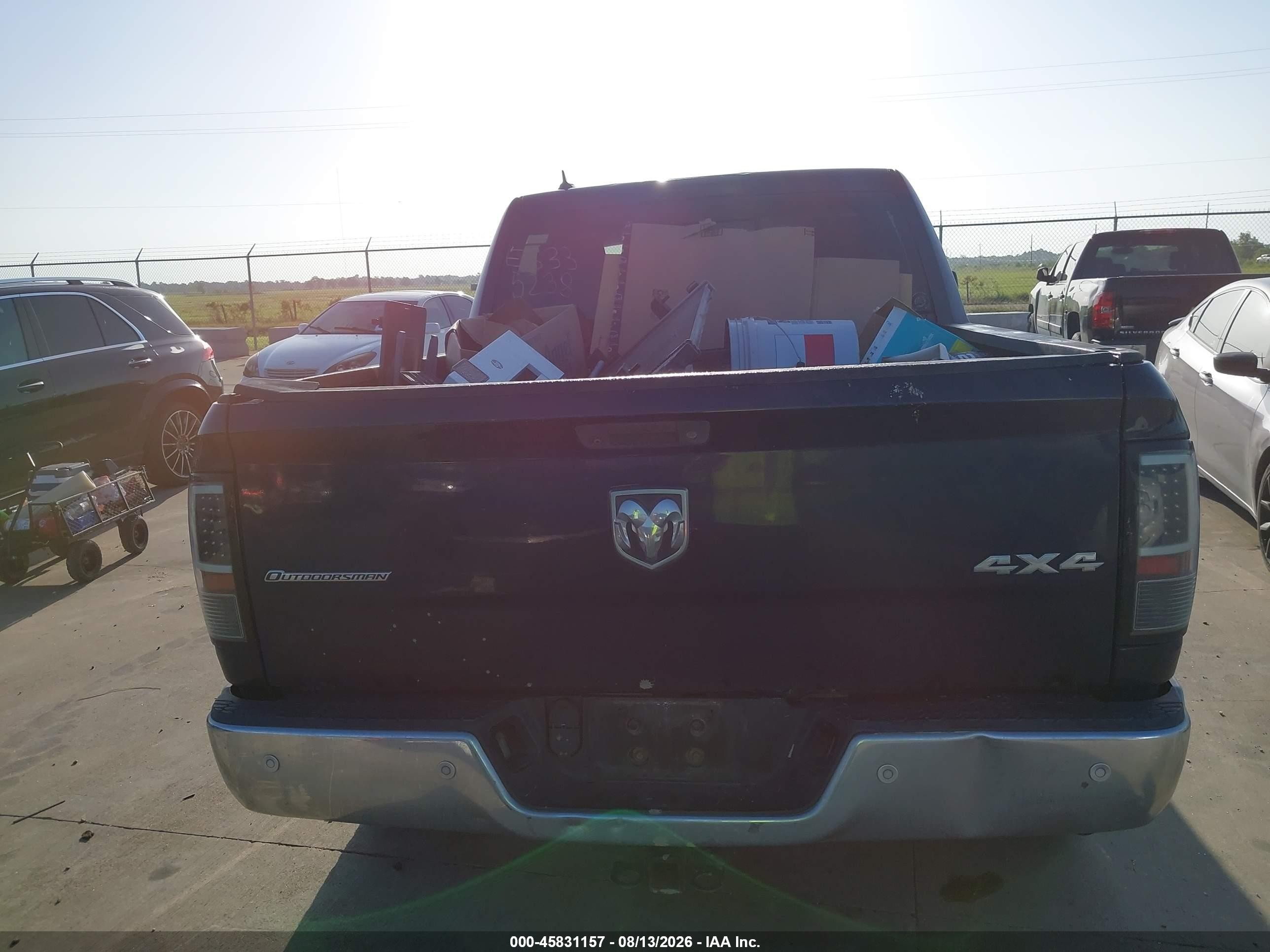 2014 Ram 1500 Outdoorsman Синий vin: 1C6RR7LG5ES335238