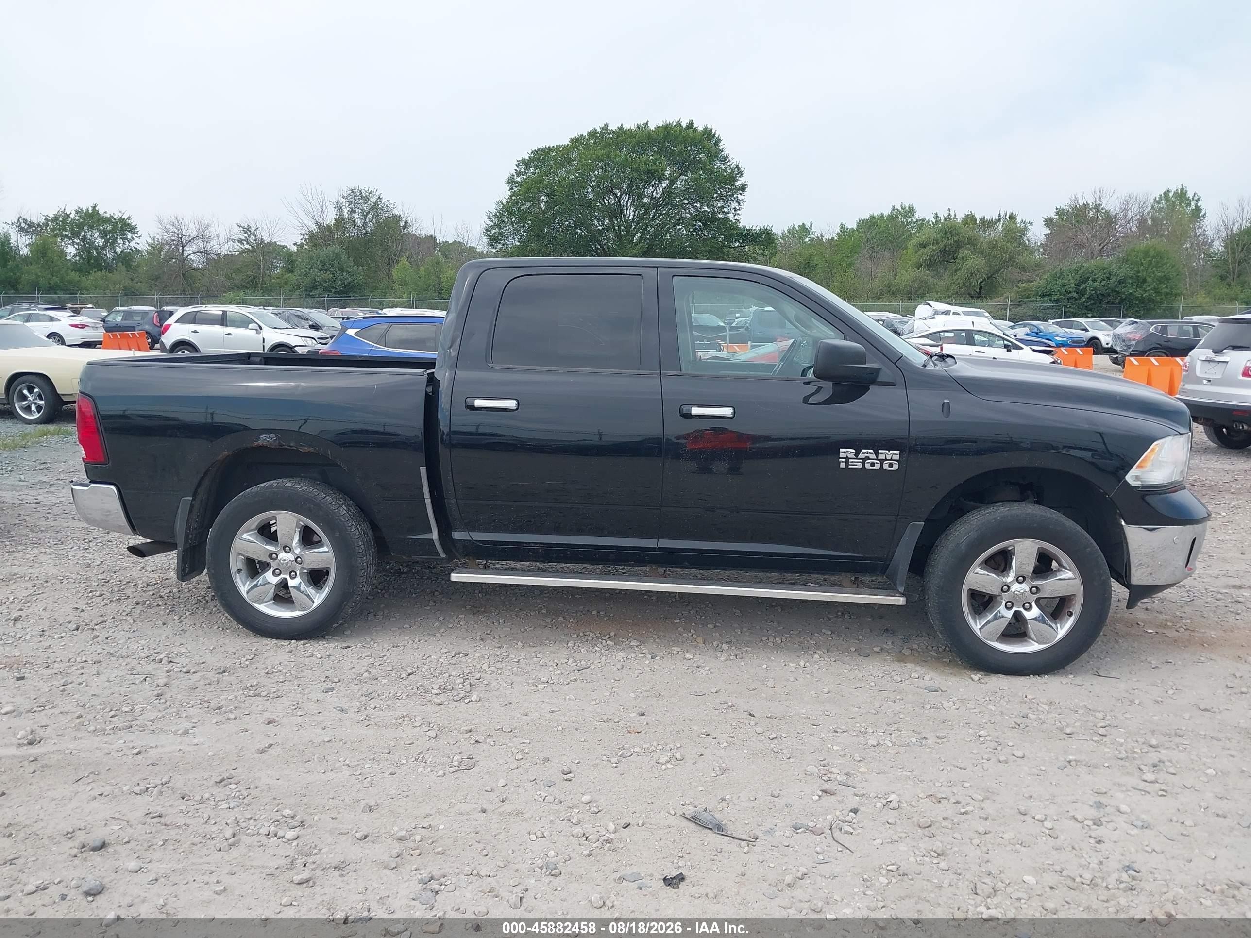 2014 Ram 1500 Big Horn Black vin: 1C6RR7LG5ES386402