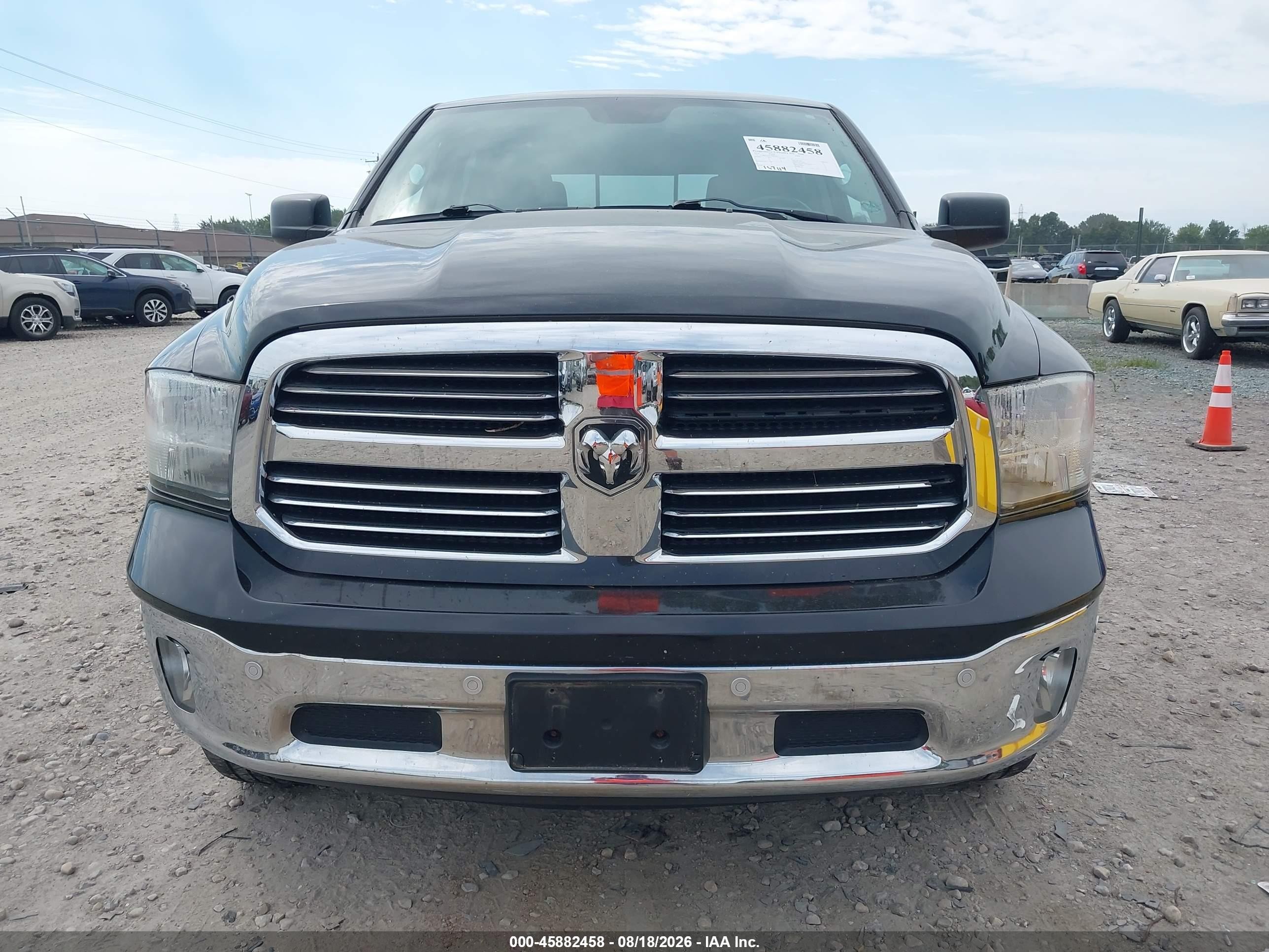 2014 Ram 1500 Big Horn Black vin: 1C6RR7LG5ES386402