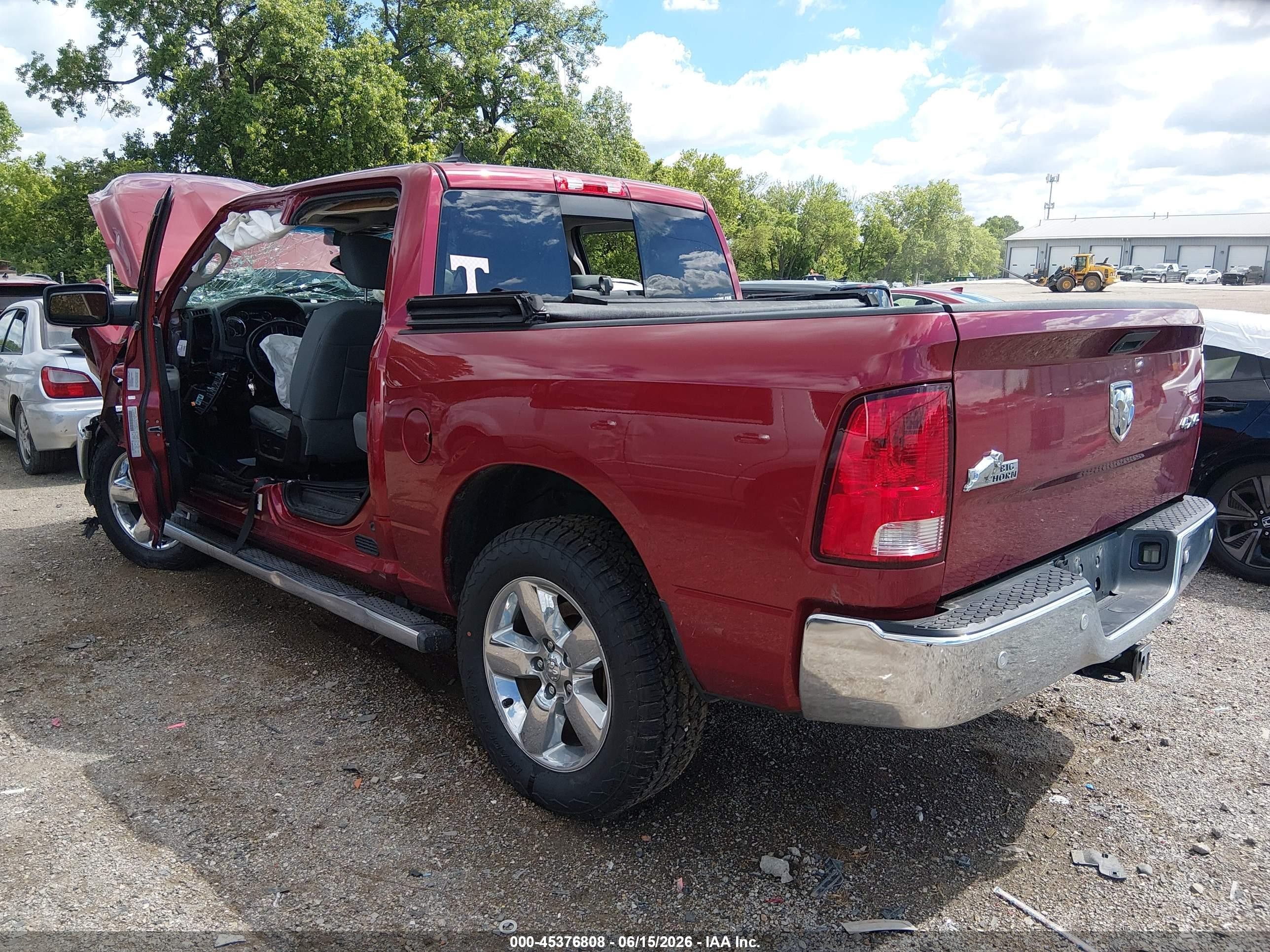 2014 Ram 1500 Big Horn Red vin: 1C6RR7LG5ES450101